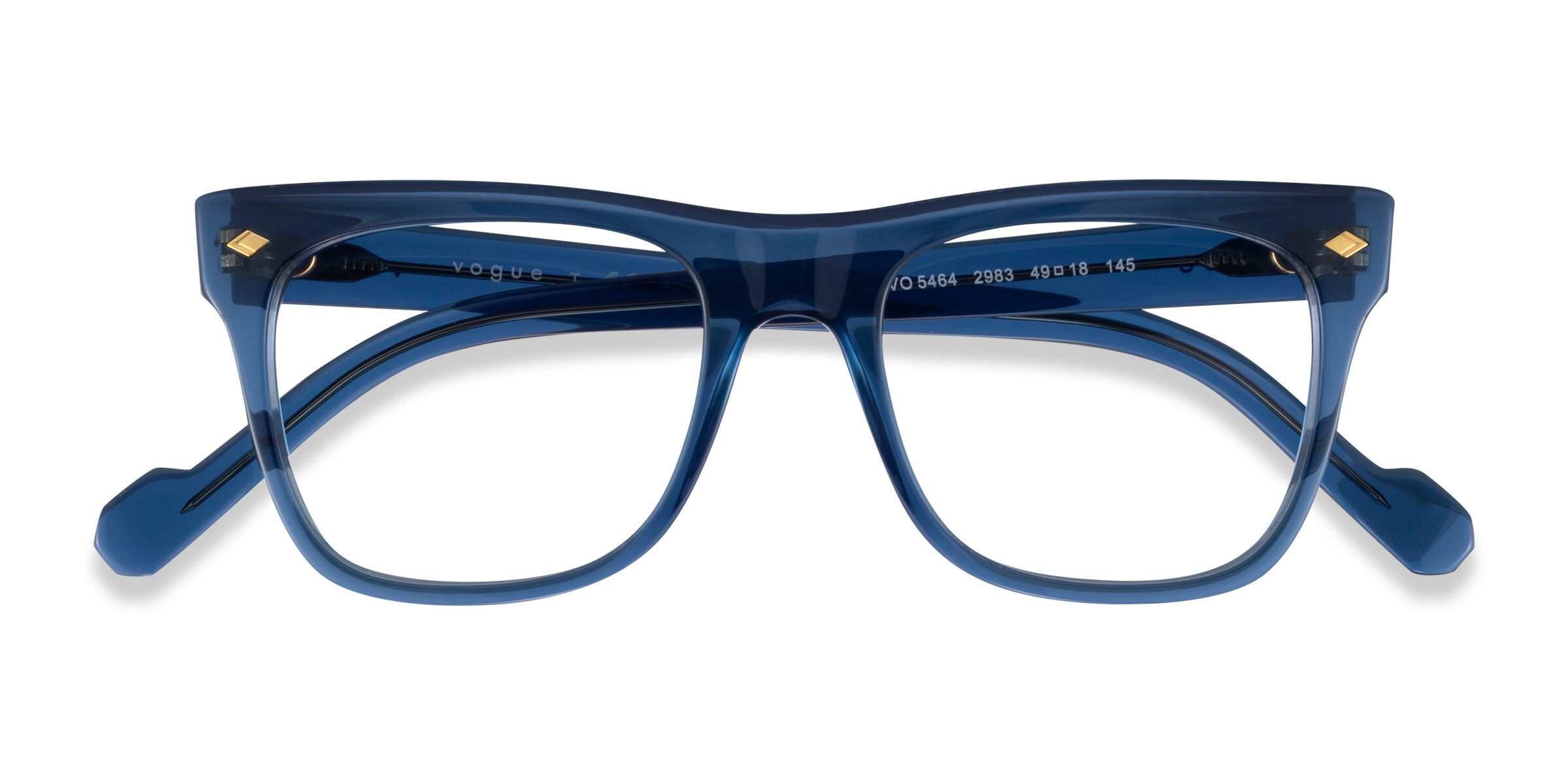 Vogue Eyewear VO5464 - Wayfarer Clear Blue Frame Eyeglasses
