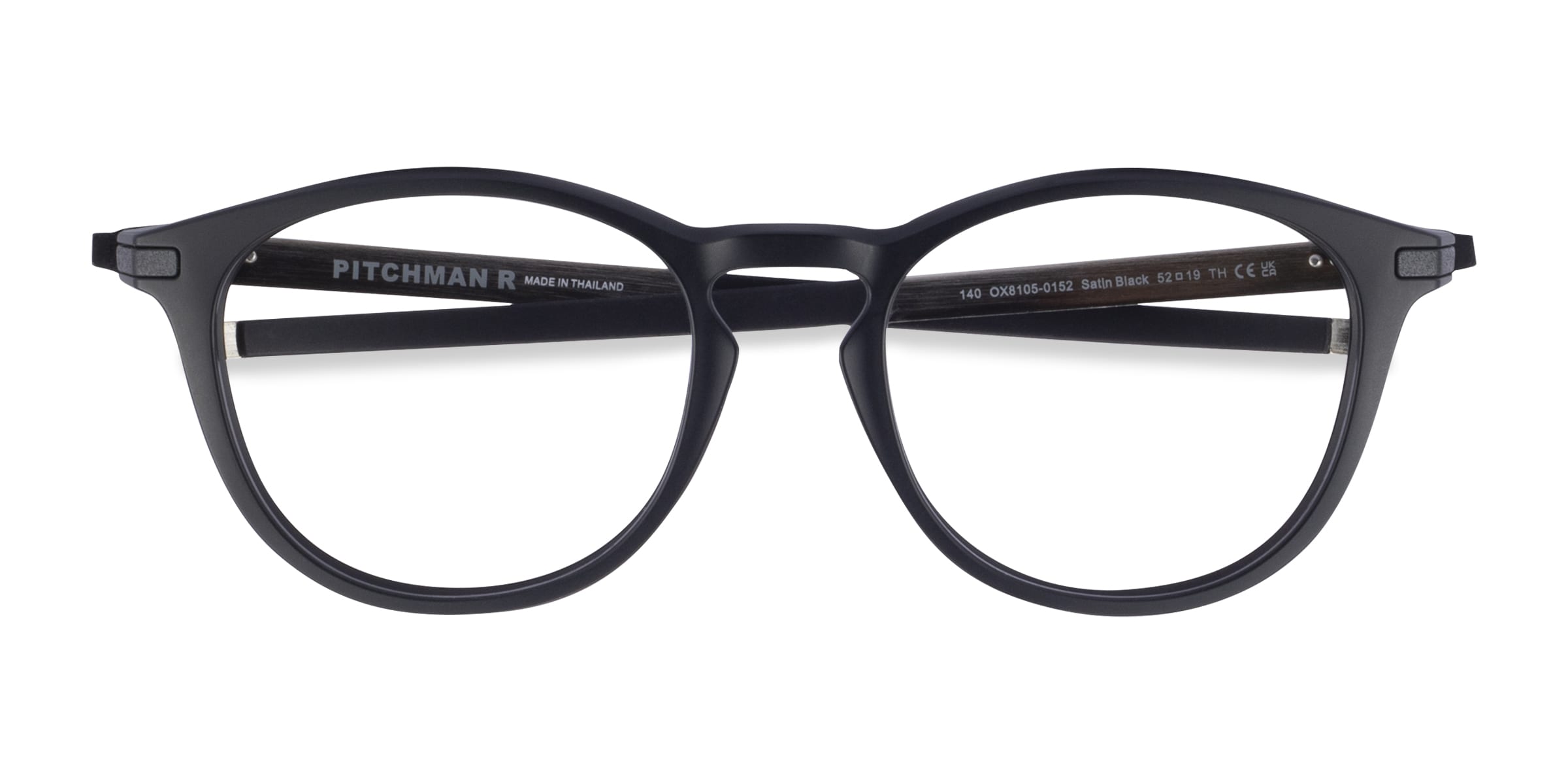 Oakley Pitchman R - Round Matte Black Frame Glasses For Men