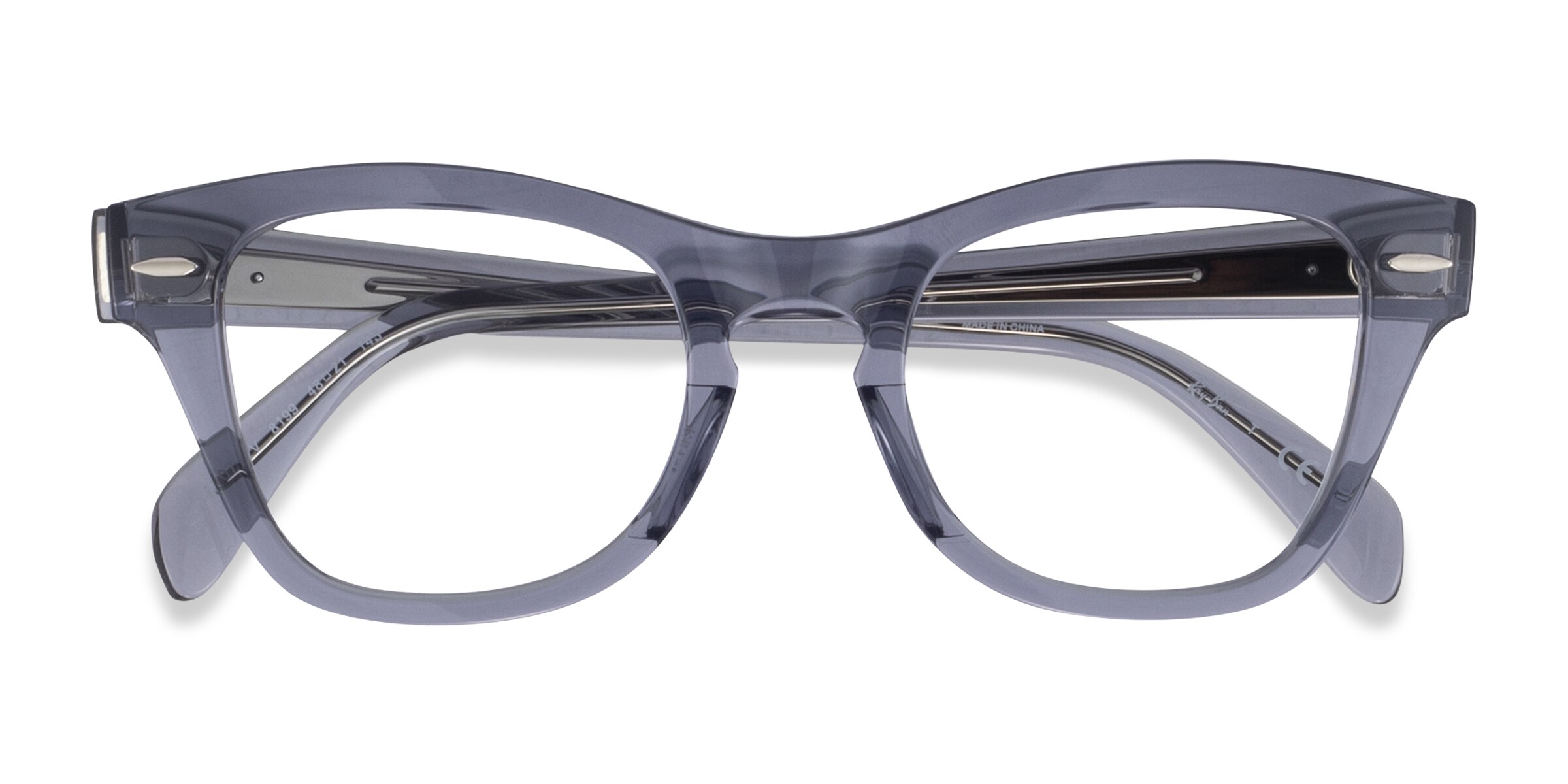 Ray-Ban RB0707V - Cat Eye Clear Gray Frame Eyeglasses