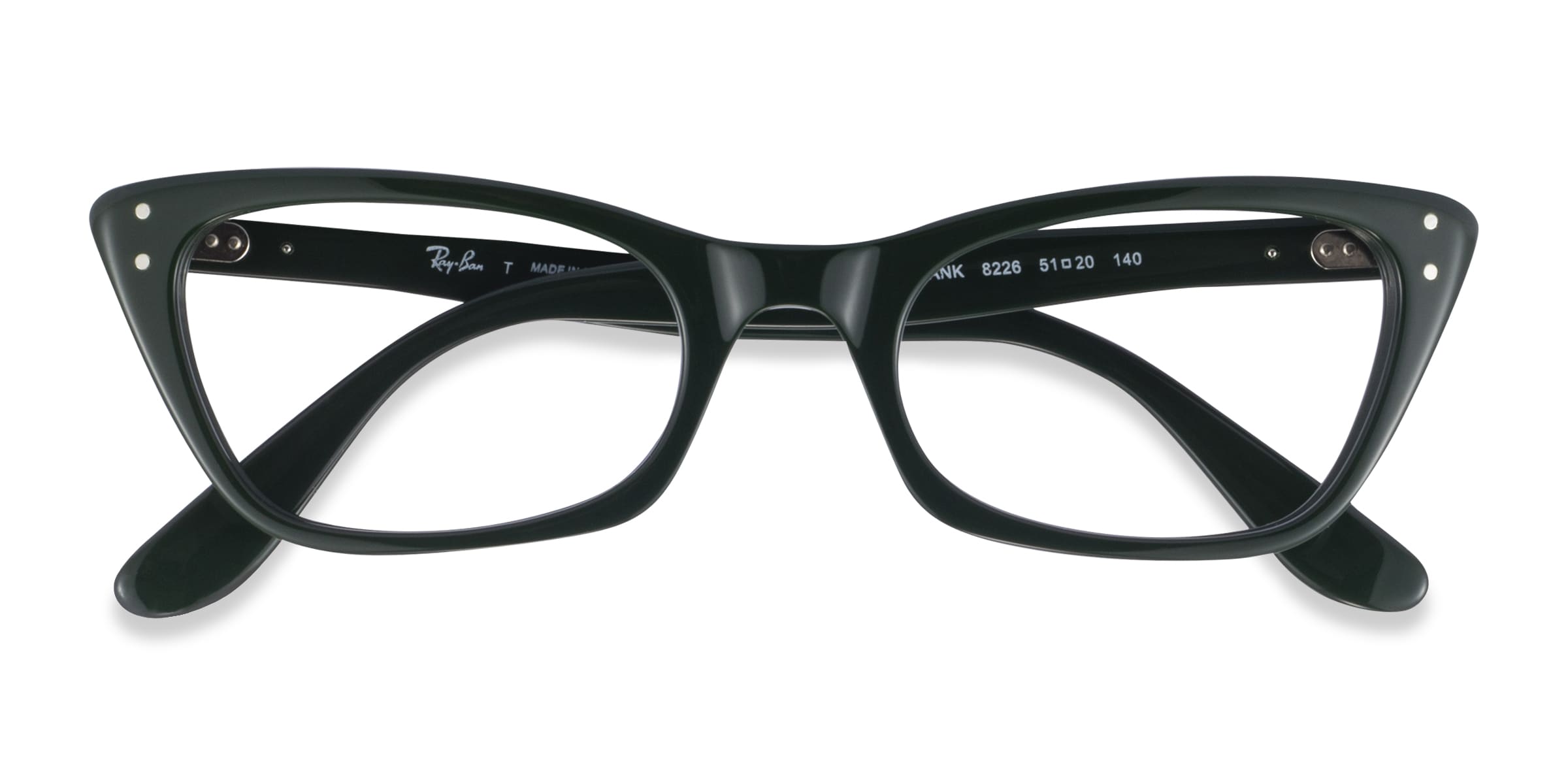 Ray-Ban RB5499 Lady Burbank - Cat Eye Green Frame Glasses For Women