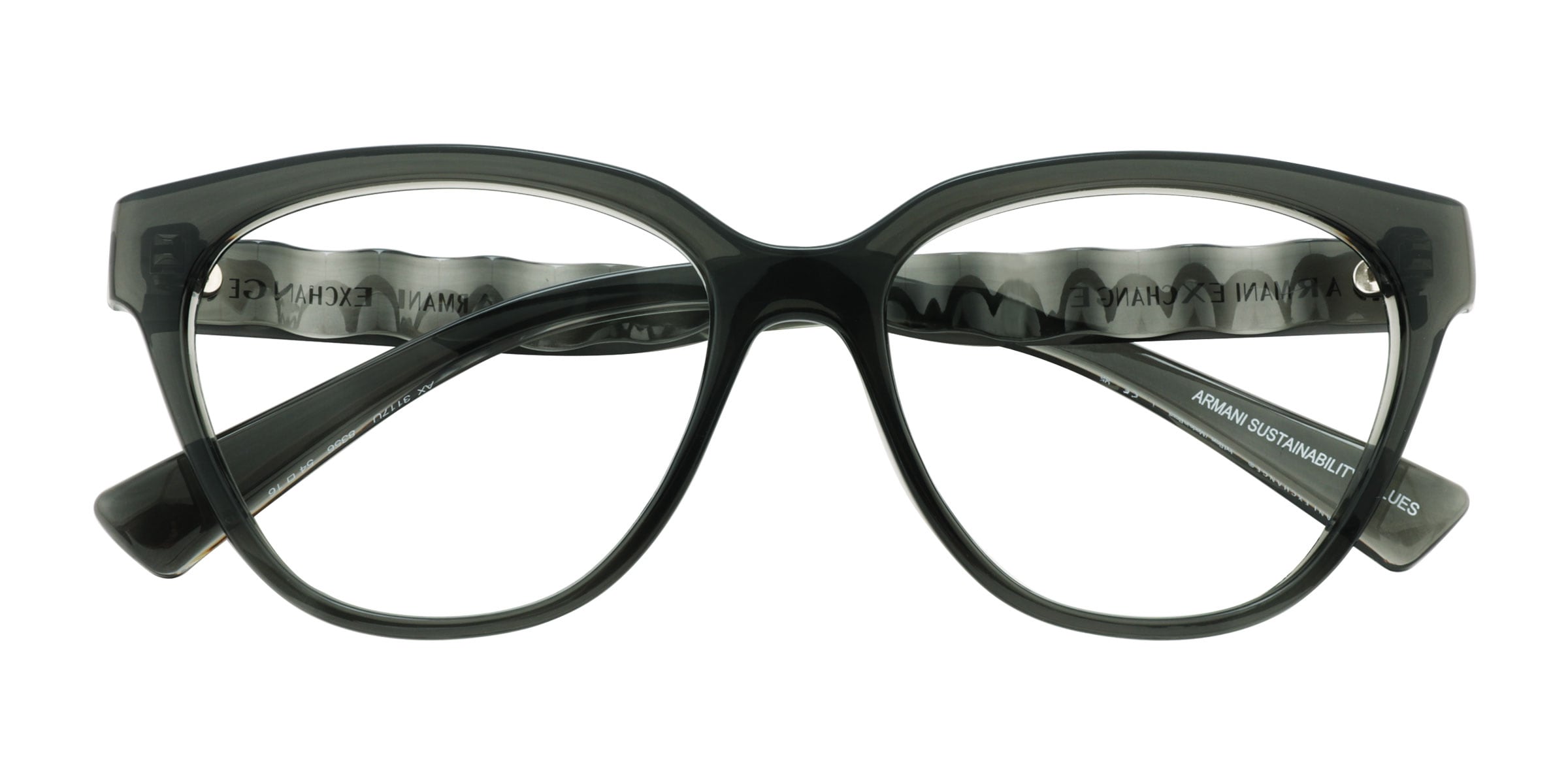 Armani Exchange AX3117U - Cat Eye Green Frame Eyeglasses