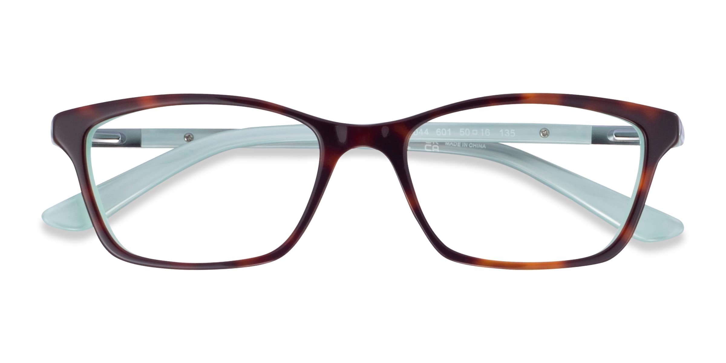 Ralph RA7044 - Cat Eye Tortoise Blue Frame Glasses For Women
