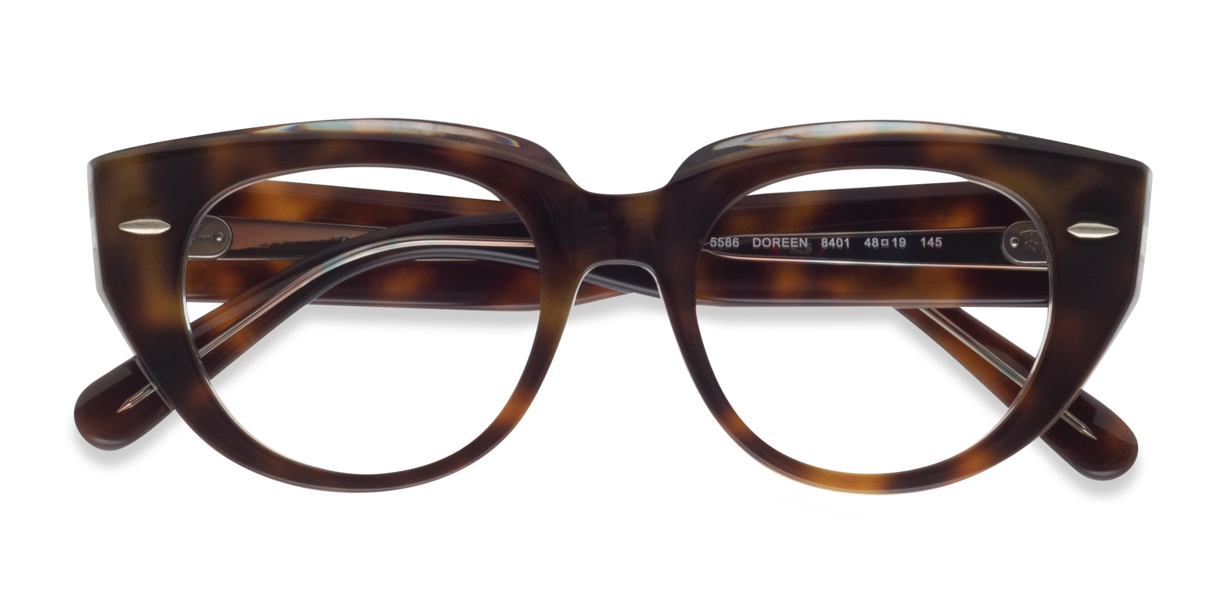 Ray-Ban RB5586 Doreen - Cat Eye Tortoise Frame Glasses For Women
