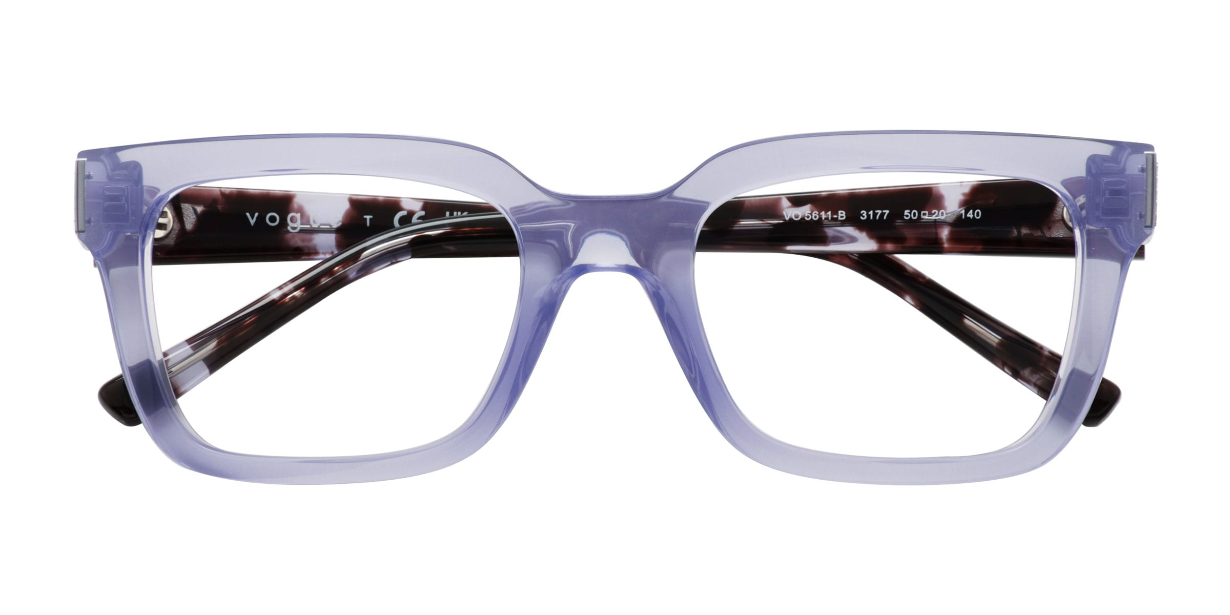 Vogue Eyewear VO5611B - Square Purple Frame Eyeglasses
