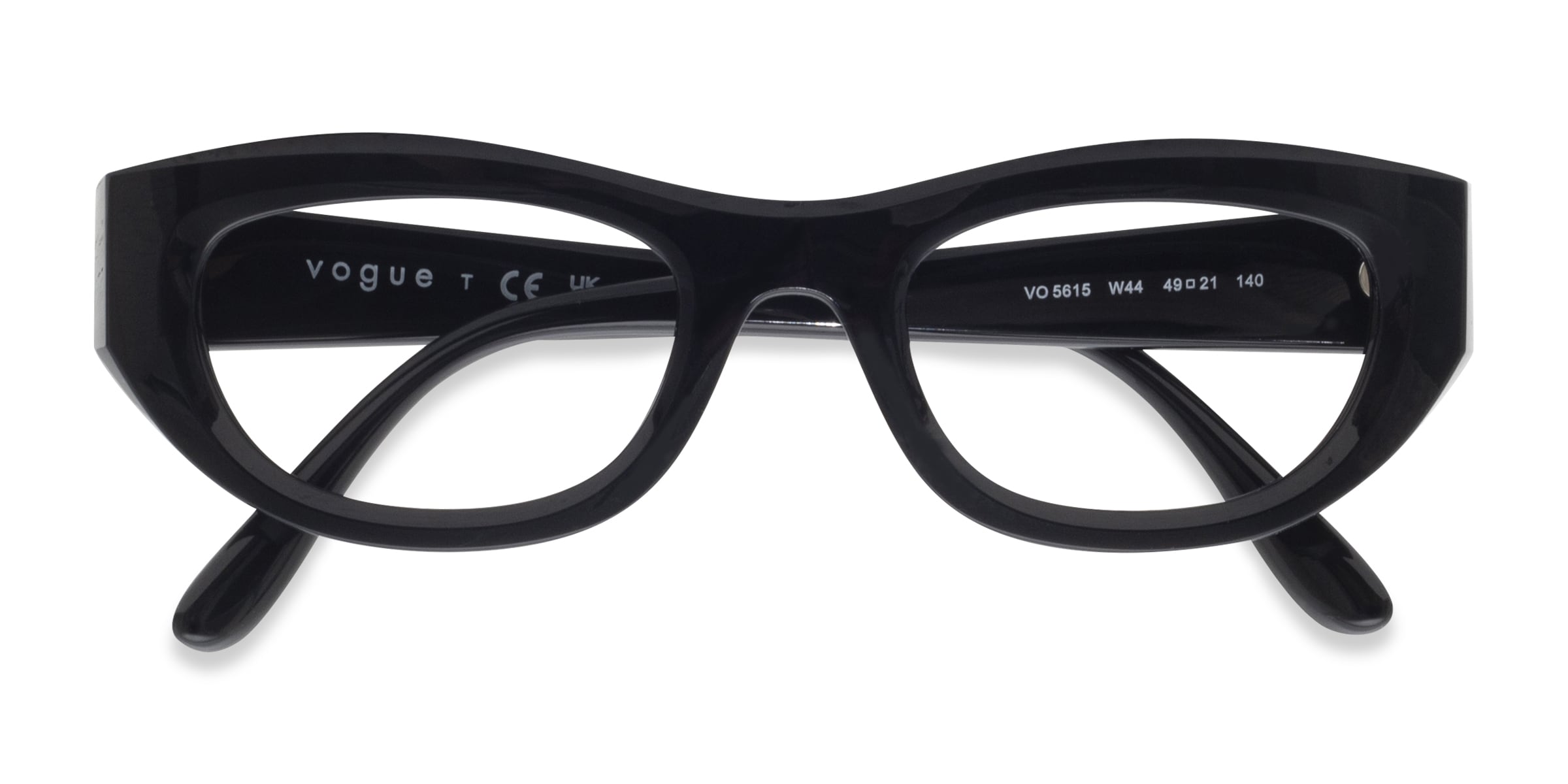 Vogue Eyewear VO5615 - Cat Eye Black Frame Eyeglasses