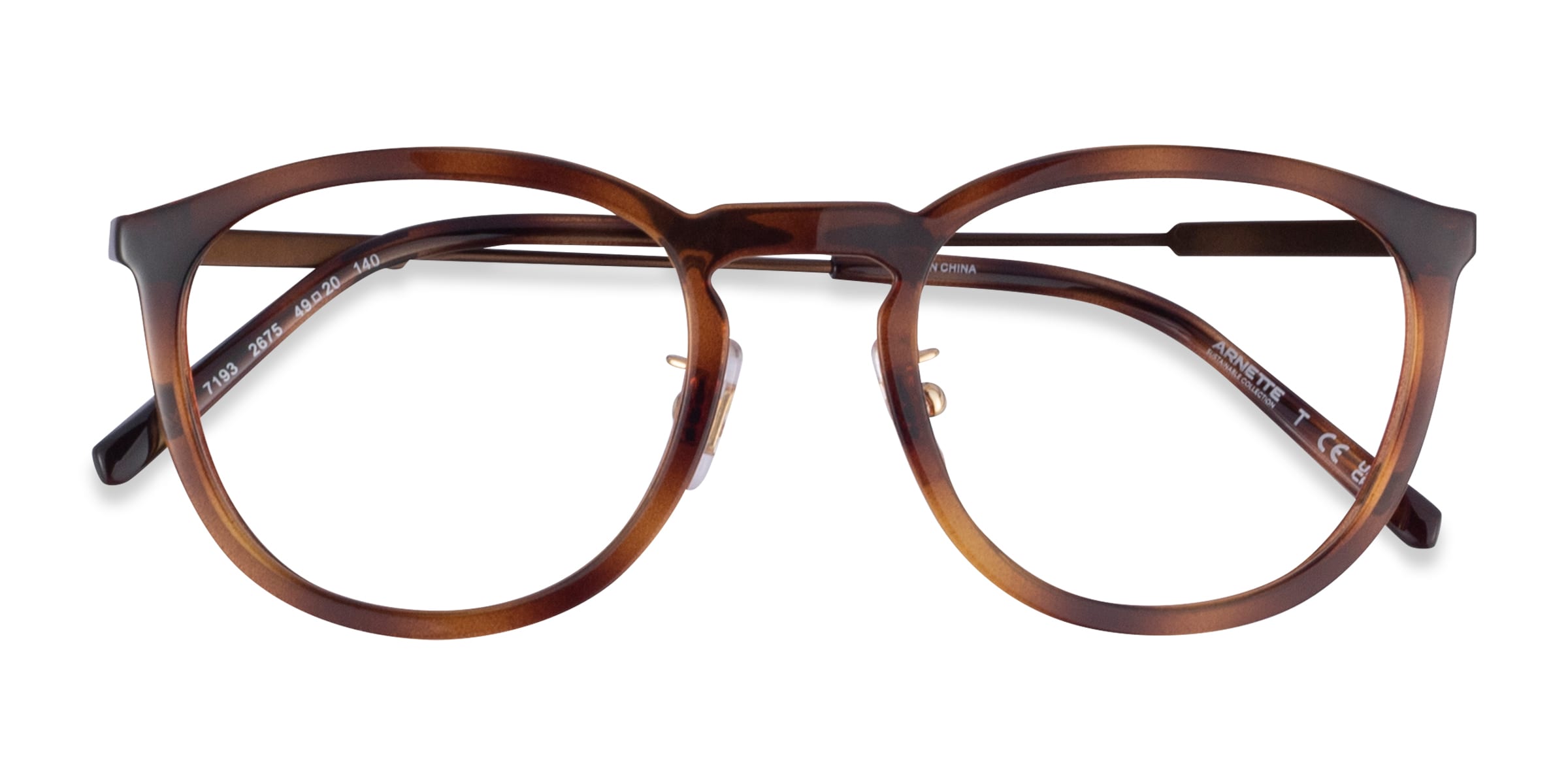ARNETTE Tiki - Round Tortoise Frame Eyeglasses