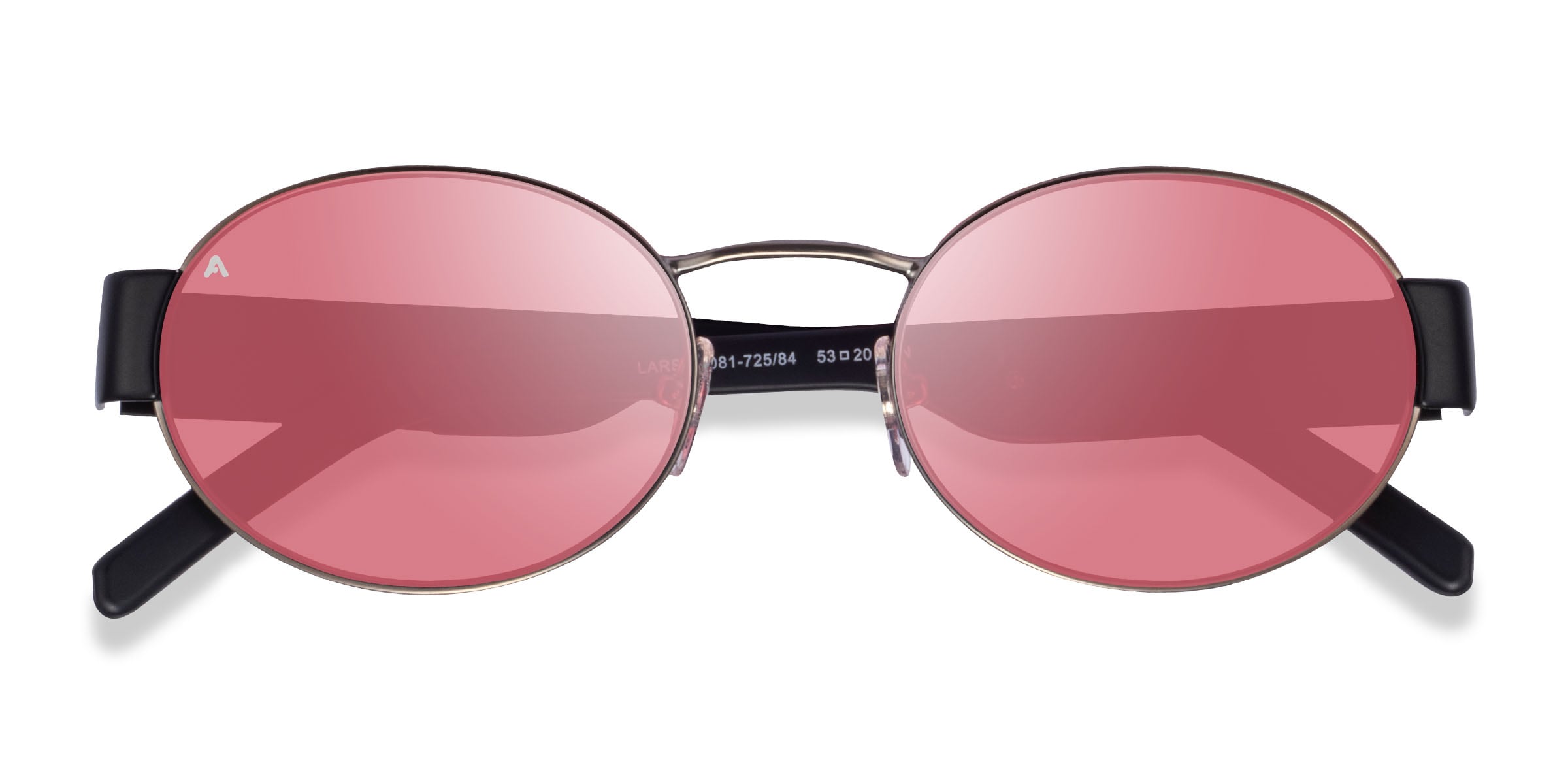 ARNETTE Lars - Oval Matte Brushed Gunmetal Frame Prescription Sunglasses