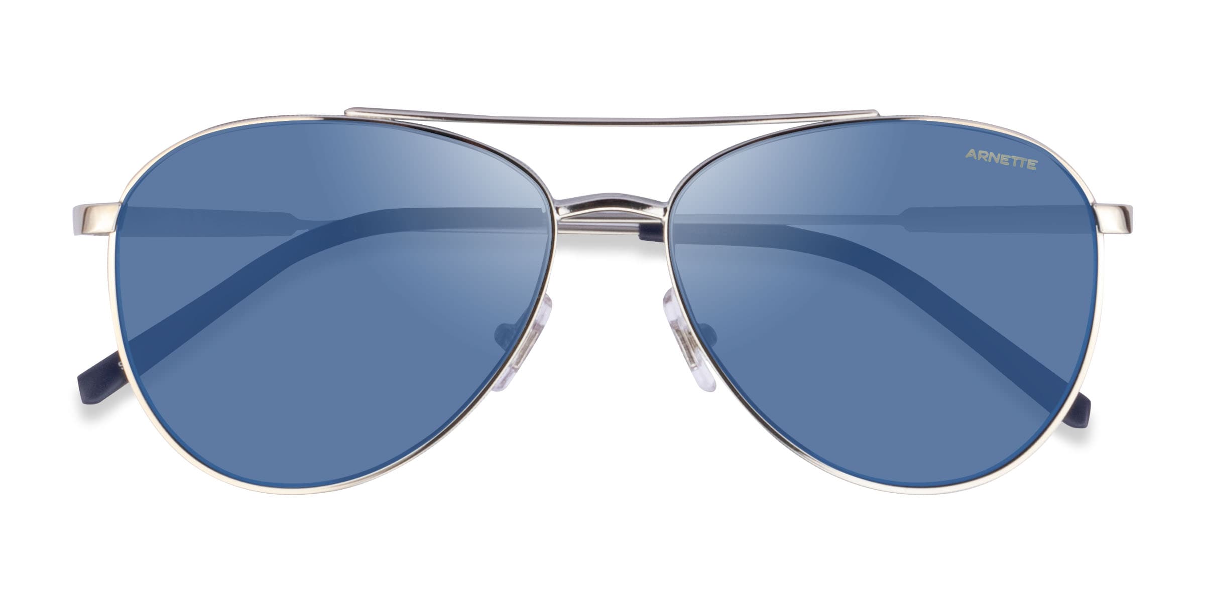 ARNETTE Sidecar - Aviator Silver Frame Prescription Sunglasses