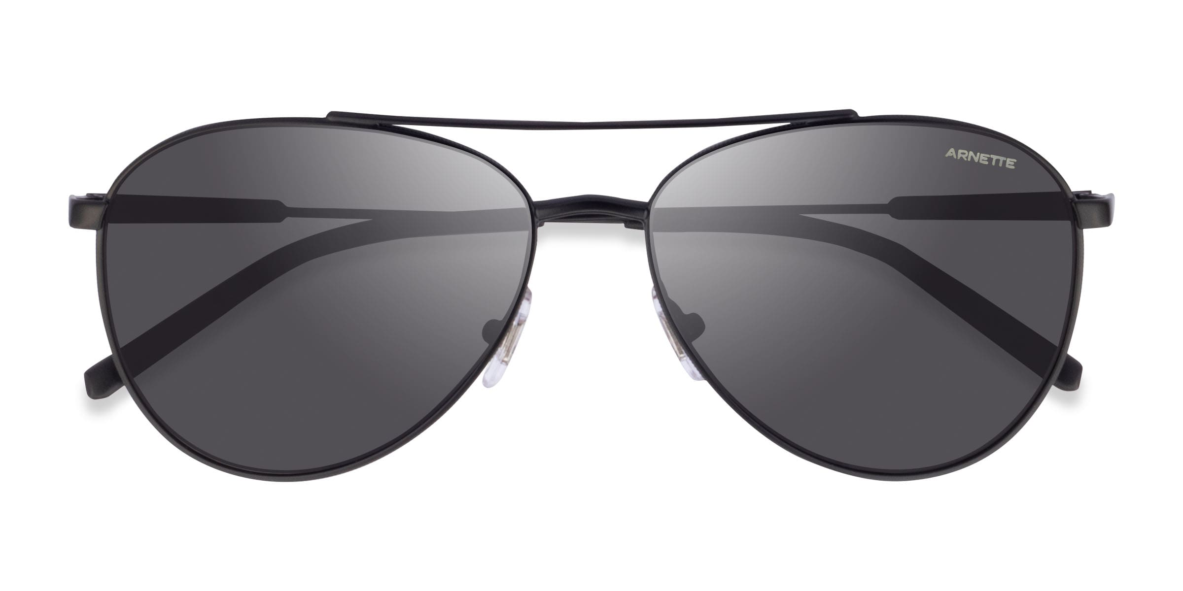 ARNETTE Sidecar - Aviator Matte Black Frame Prescription Sunglasses