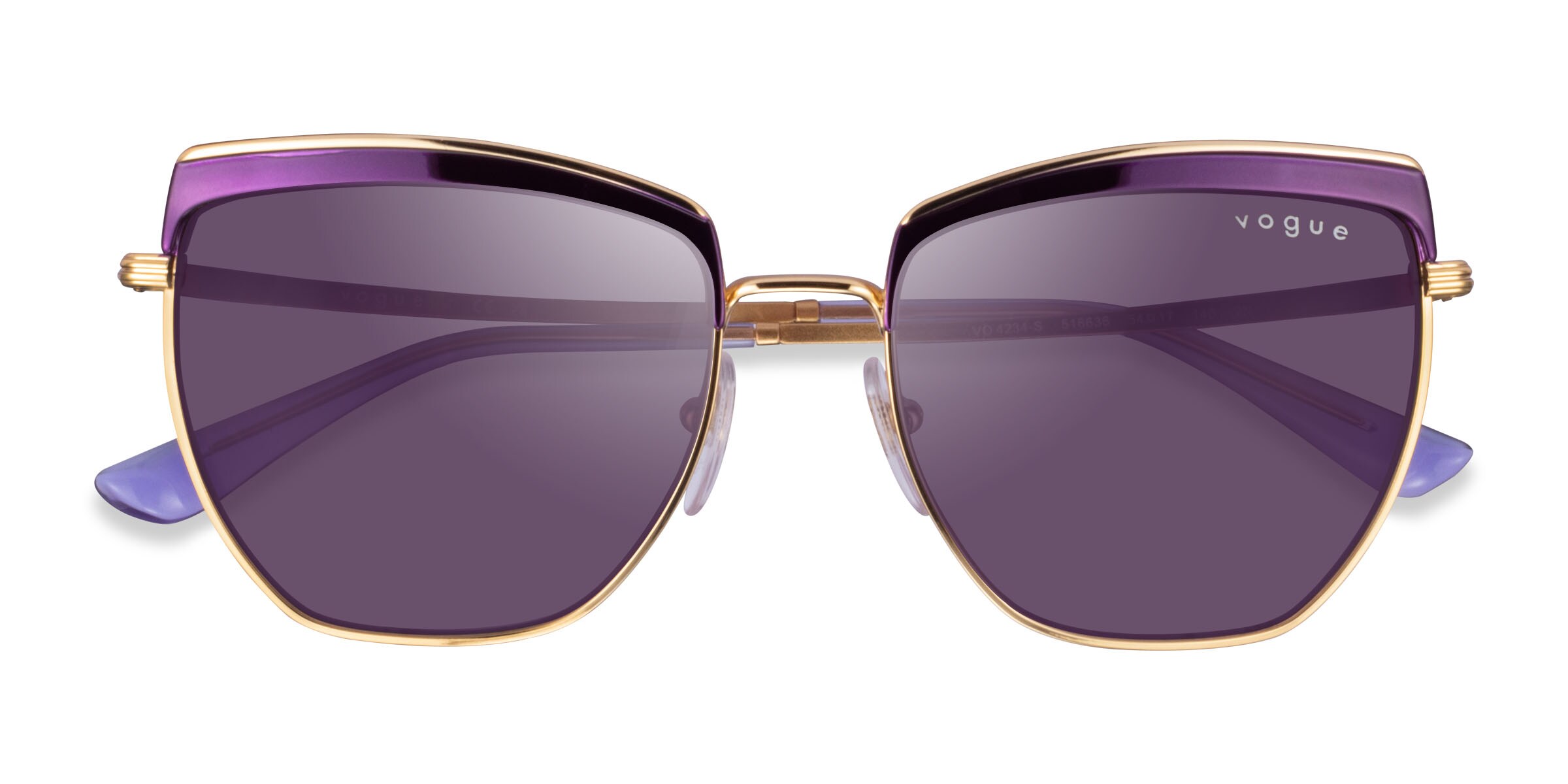 Vogue Eyewear VO4234S - Browline Violet Frame Sunglasses For Women