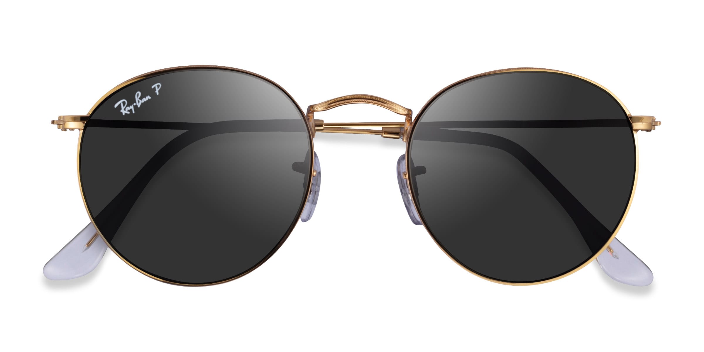 Ray-Ban RB3447 Round - Round Gold Frame Prescription Sunglasses