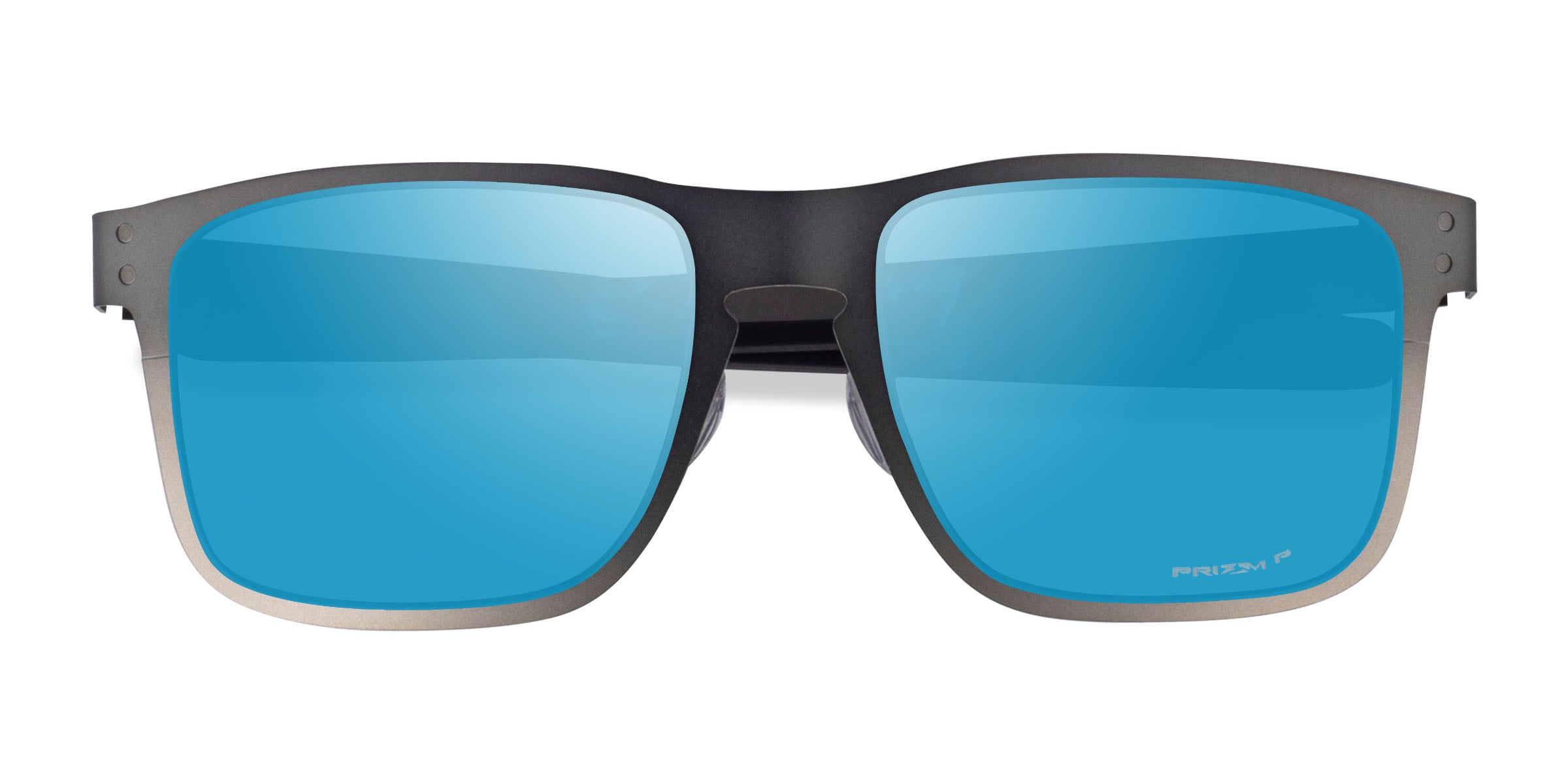 Oakley Holbrook Metal - Square Matte Gunmetal Black Frame Prescription Sunglasses