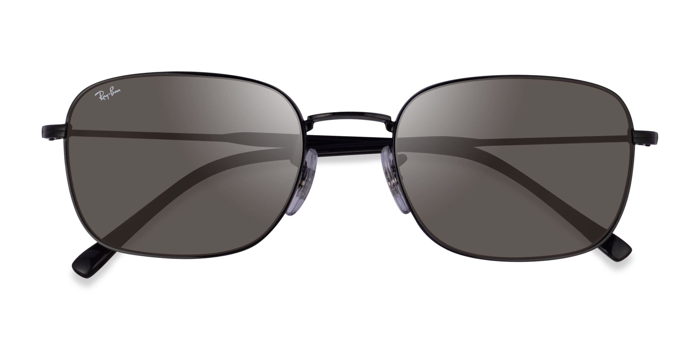 Ray-Ban RB3706 - Rectangle Black Frame Prescription Sunglasses