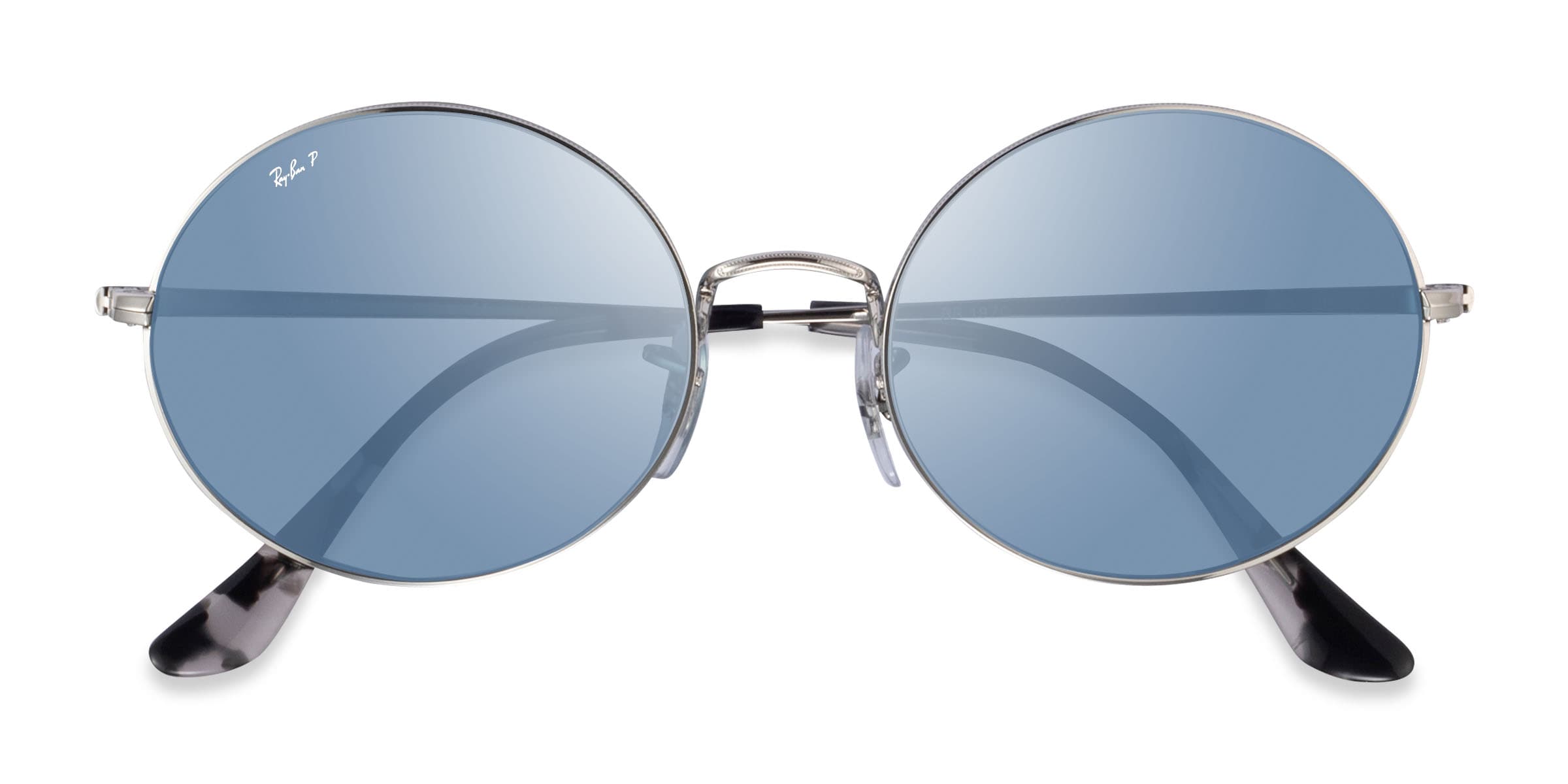 Ray-Ban RB1970 - Oval Silver Frame Prescription Sunglasses