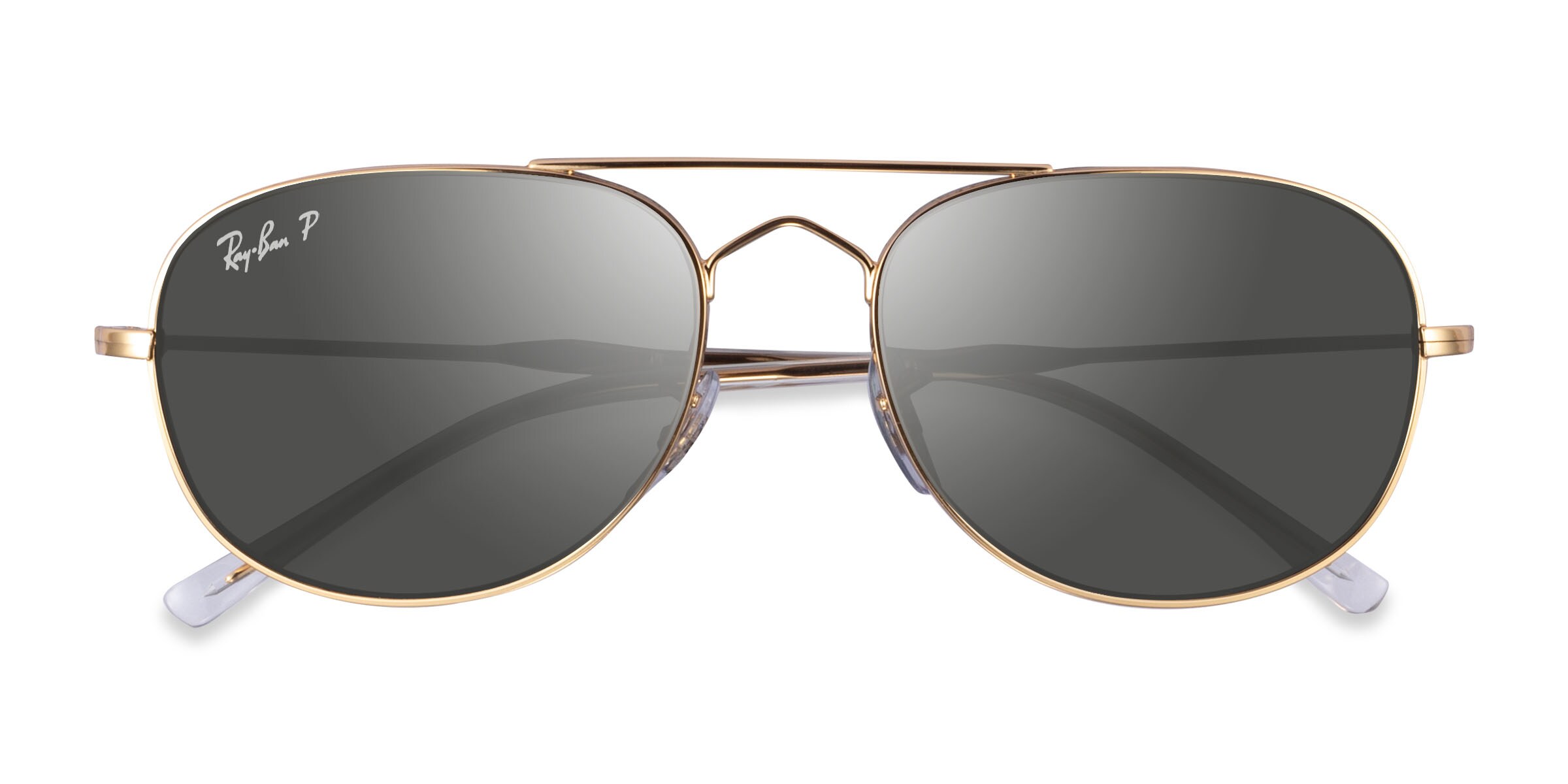 Ray-Ban RB3735 - Aviator Shiny Gold Frame Prescription Sunglasses