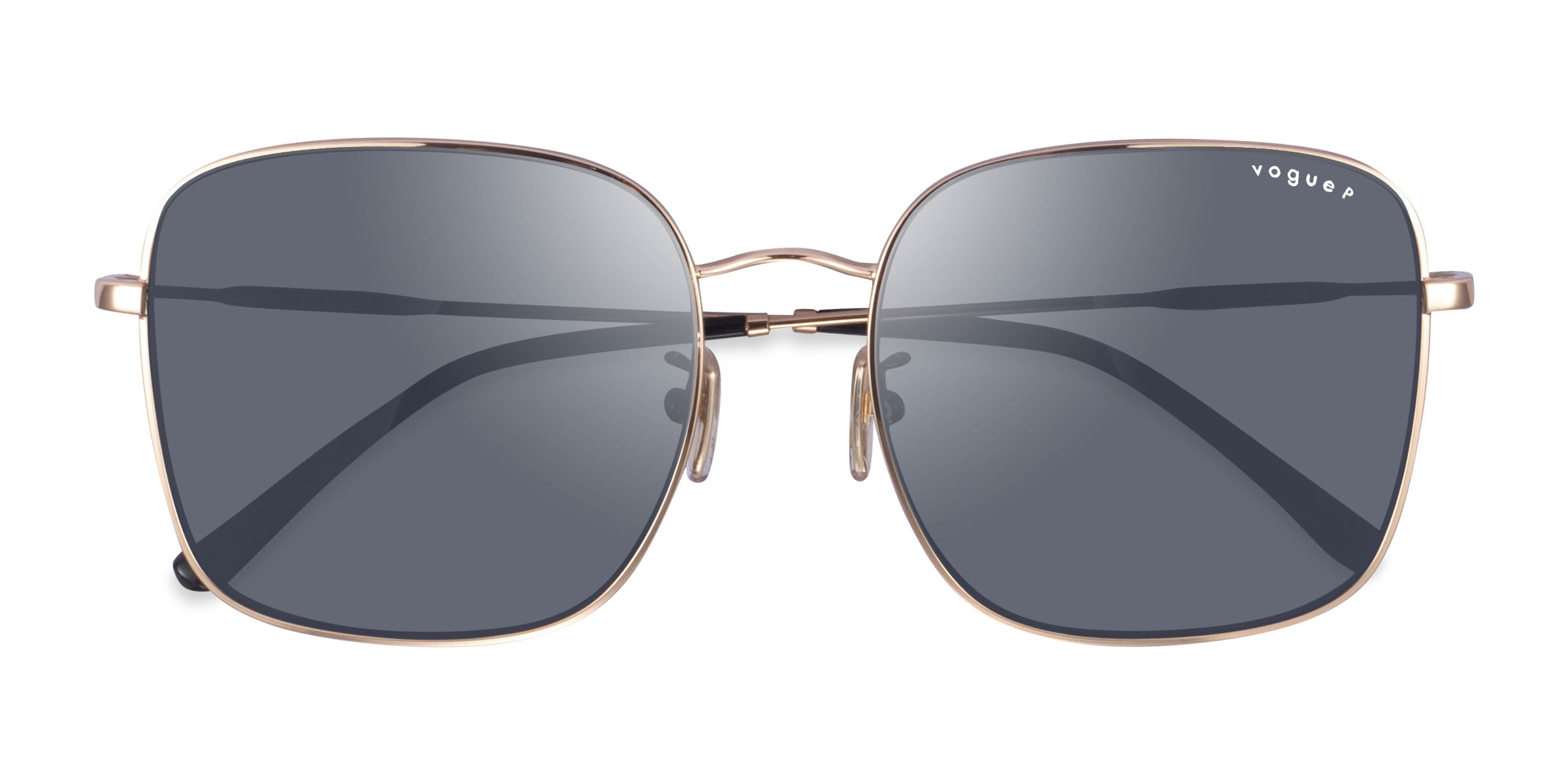 Vogue Eyewear VO4327SD - Square Gold Frame Prescription Sunglasses