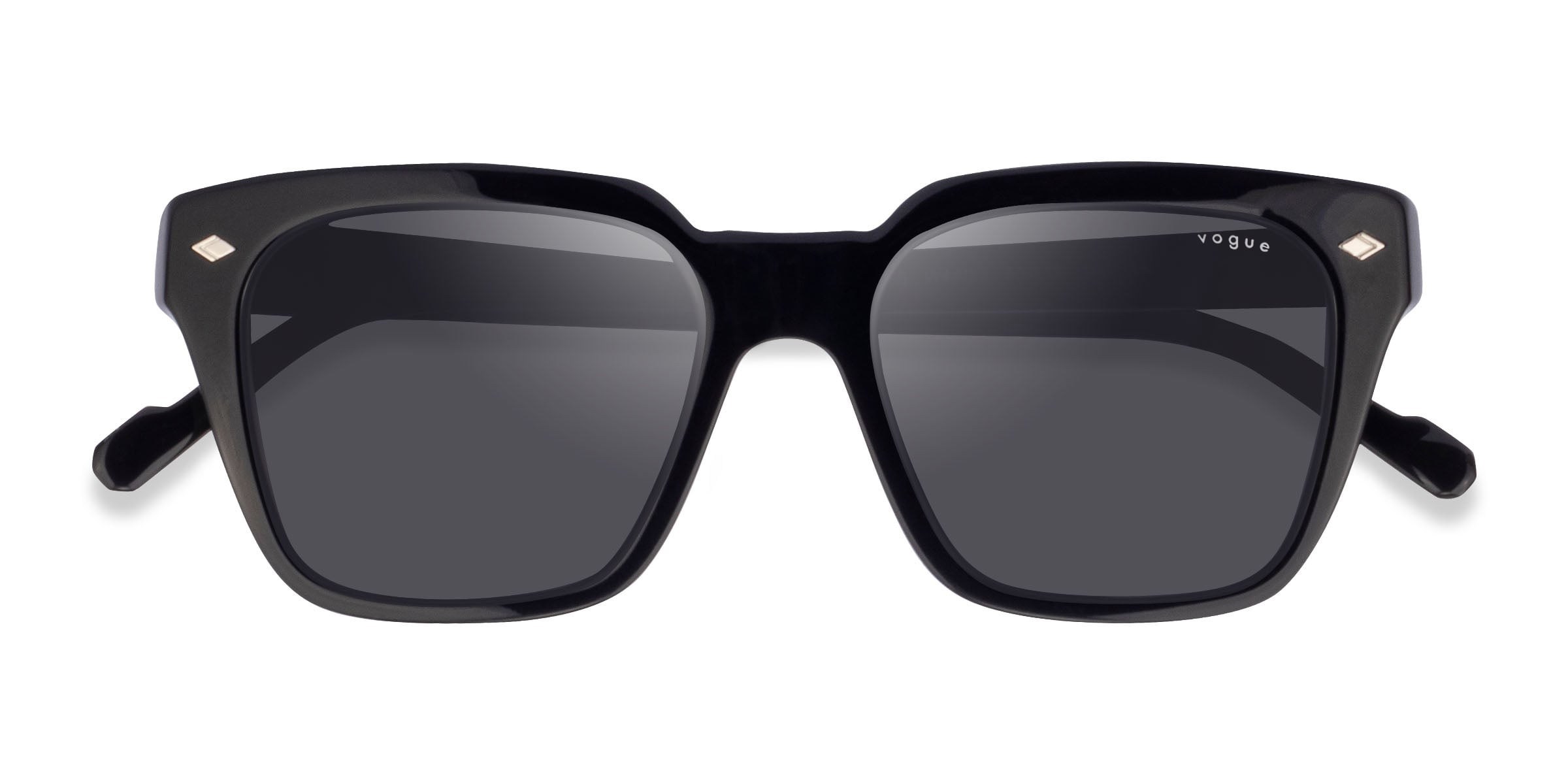 Vogue Eyewear VO5380S - Square Black Frame Prescription Sunglasses