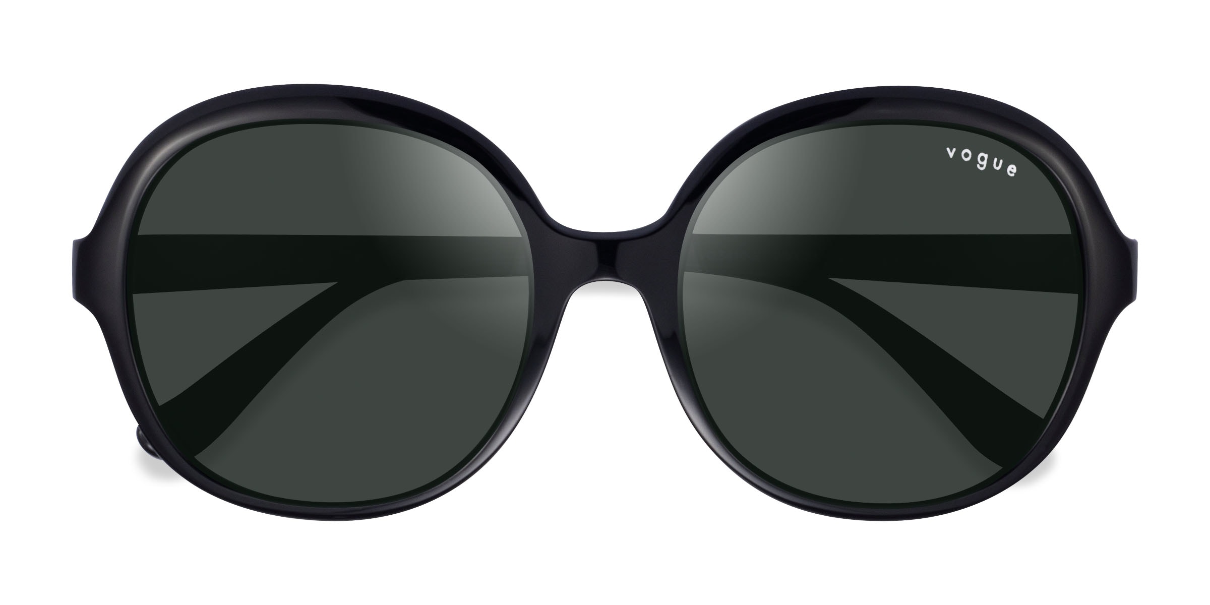 Vogue Eyewear VO5410S - Round Black Frame Sunglasses For Women