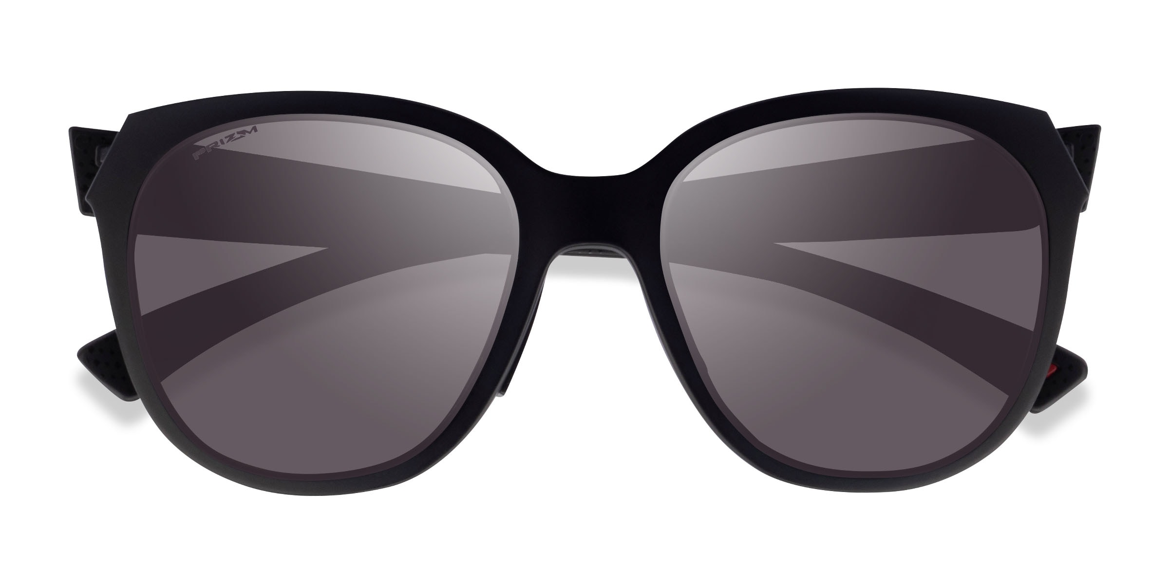 Oakley OO9433 - Round Matte Black Frame Sunglasses For Women