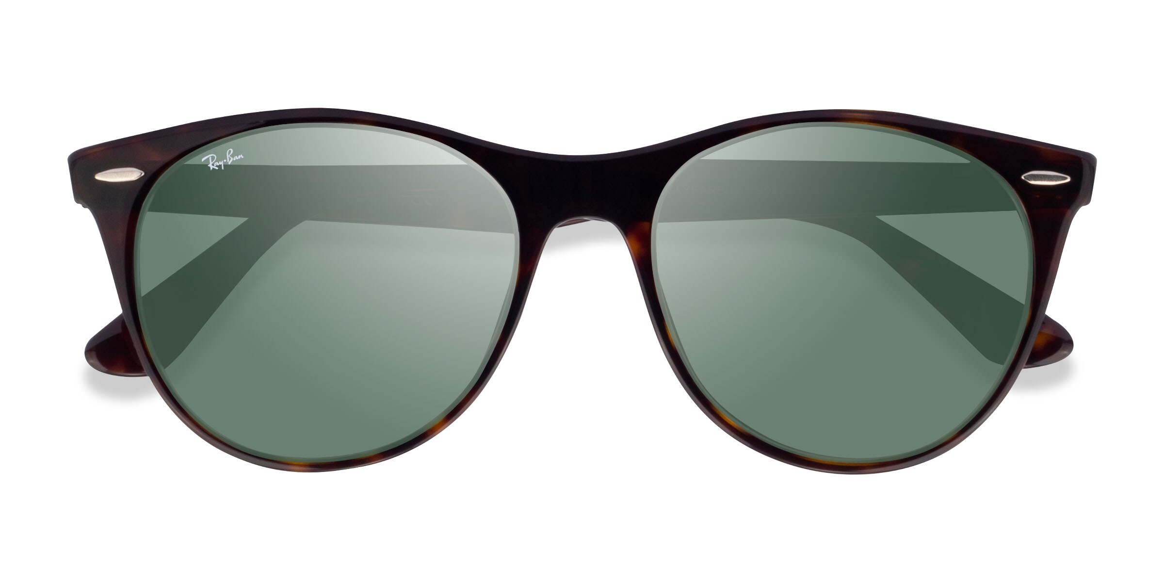 Ray-Ban RB2185 - Round Tortoise Frame Prescription Sunglasses