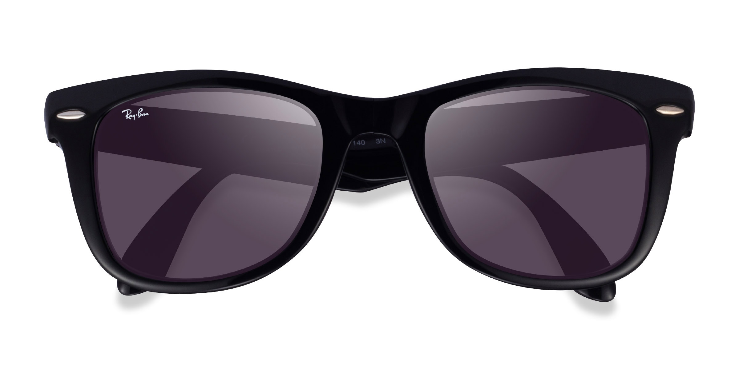 Ray-Ban RB4105 - Square Black Frame Prescription Sunglasses