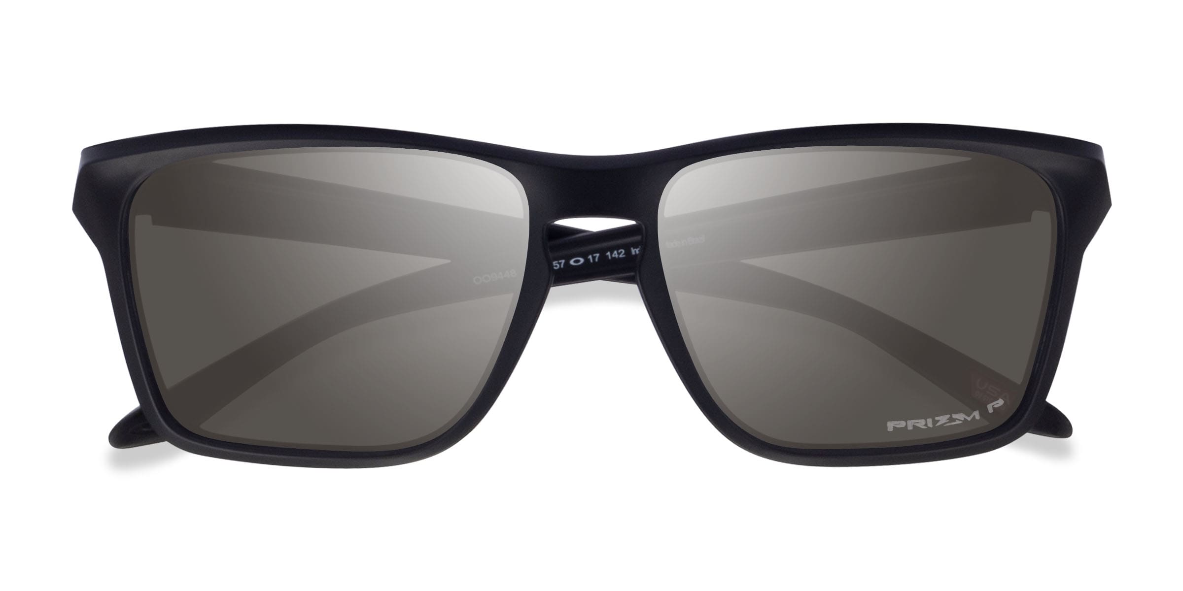 Oakley Sylas - Rectangle Polished Black Frame Prescription Sunglasses