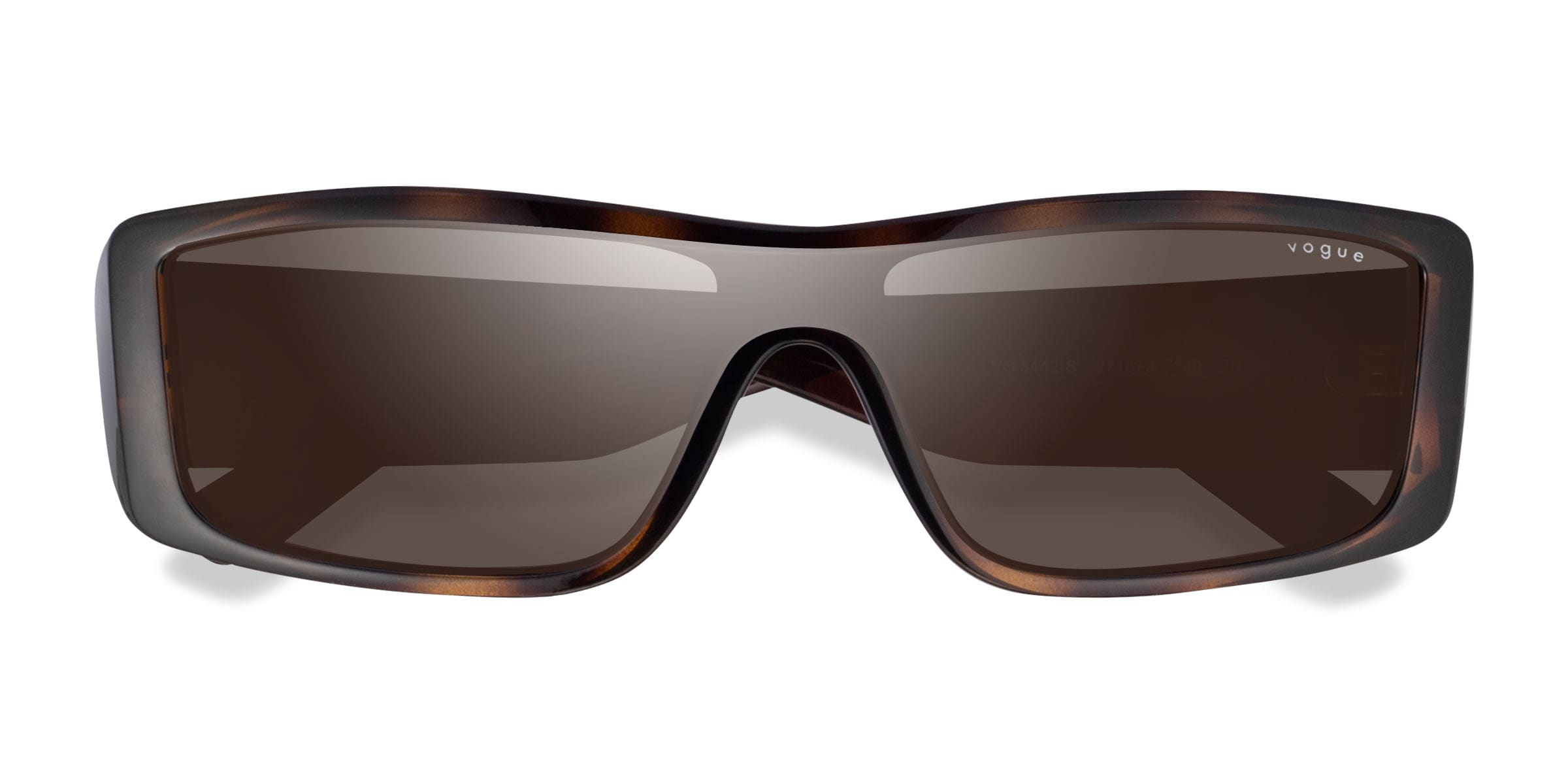 Vogue Eyewear VO5442S - Rectangle Dark Tortoise Frame Prescription Sunglasses