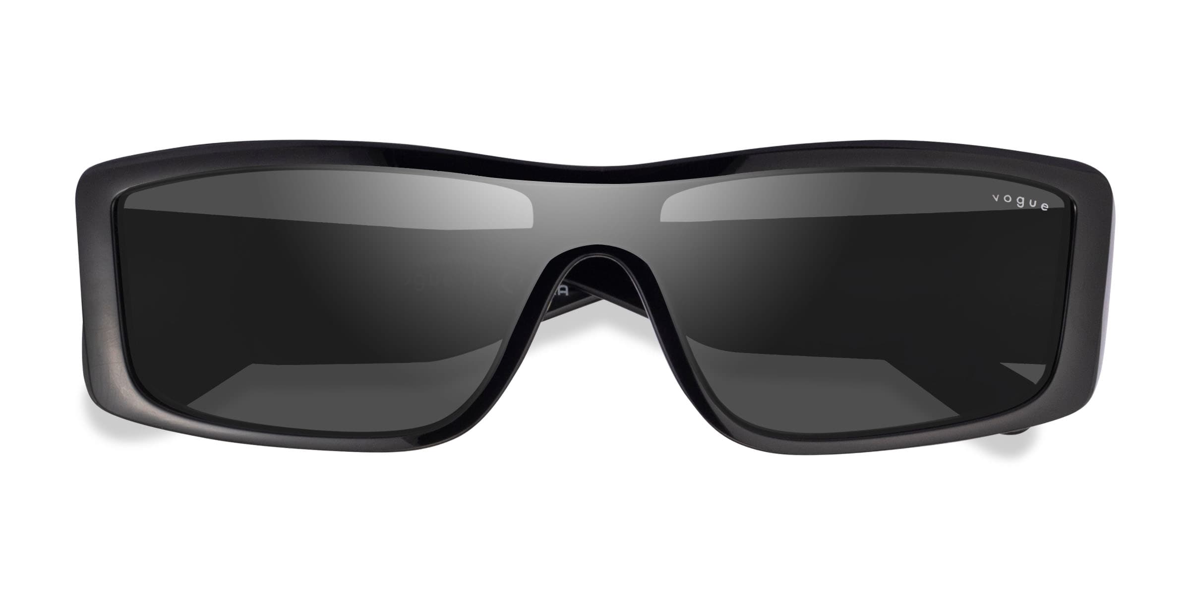 Vogue Eyewear VO5442S - Rectangle Black Frame Sunglasses For Women