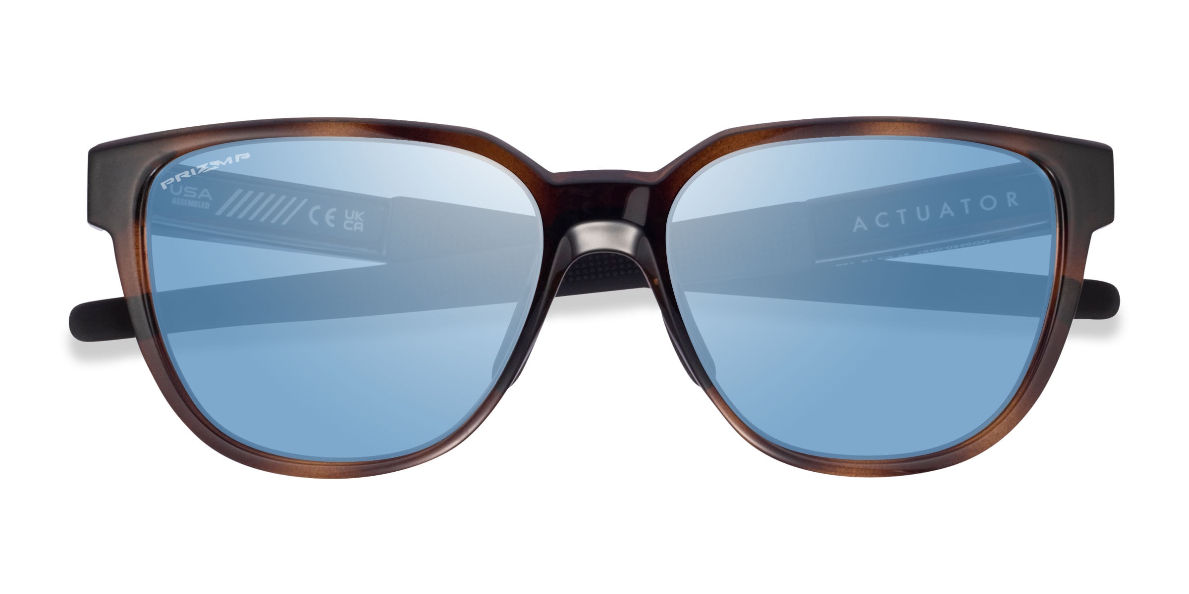 Oakley Actuator - Square Brown Tortoise Frame Sunglasses For Men