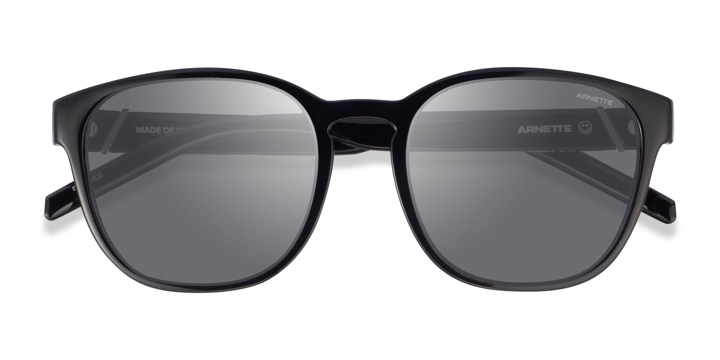 ARNETTE Barranco - Round Black Frame Prescription Sunglasses