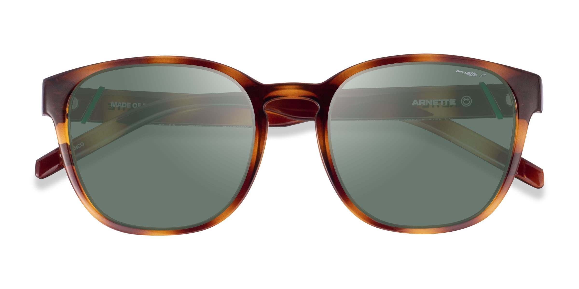 ARNETTE Barranco - Round Dark Tortoise Frame Prescription Sunglasses