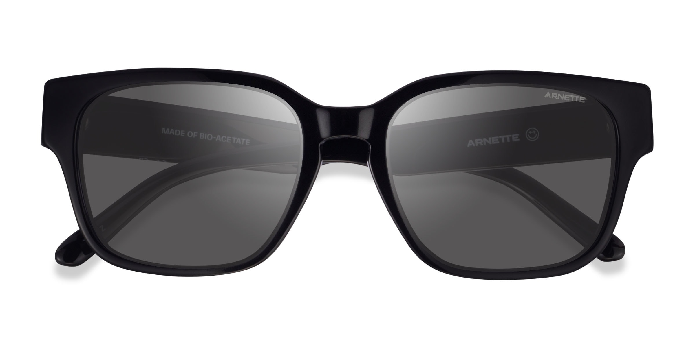ARNETTE AN4294 Type Z - Square Black Frame Sunglasses For Men
