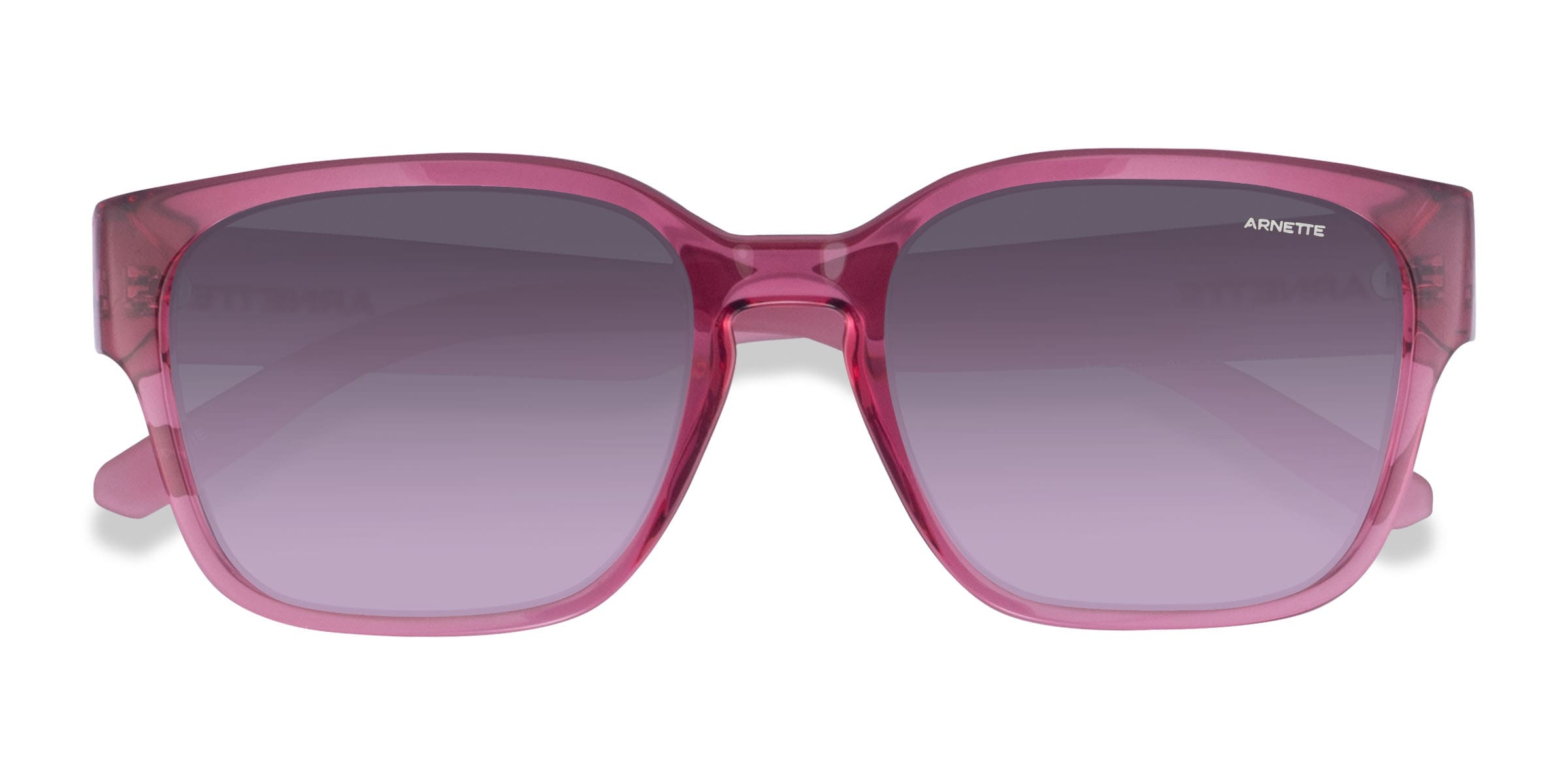ARNETTE Hamie - Square Transparent Pink Frame Sunglasses For Women