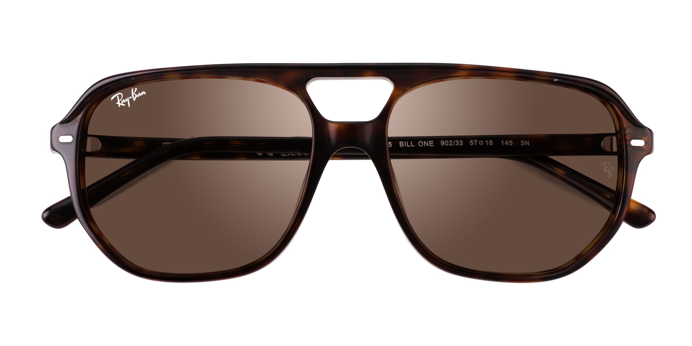 Ray-Ban RB2205 Bill One - Aviator Tortoise Frame Prescription Sunglasses