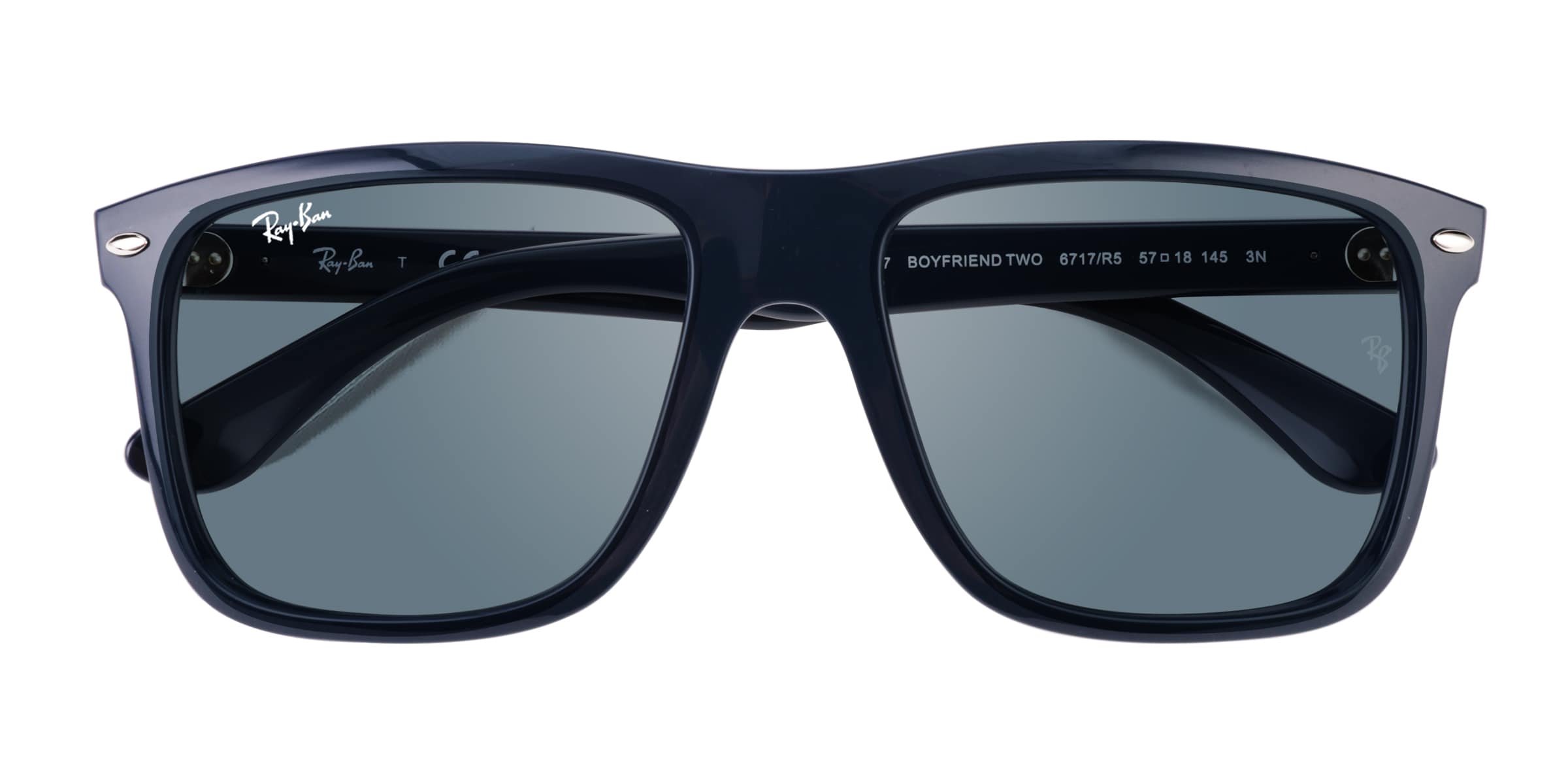 Ray-Ban RB4547 Boyfriend Two - Wayfarer Blue Frame Prescription Sunglasses