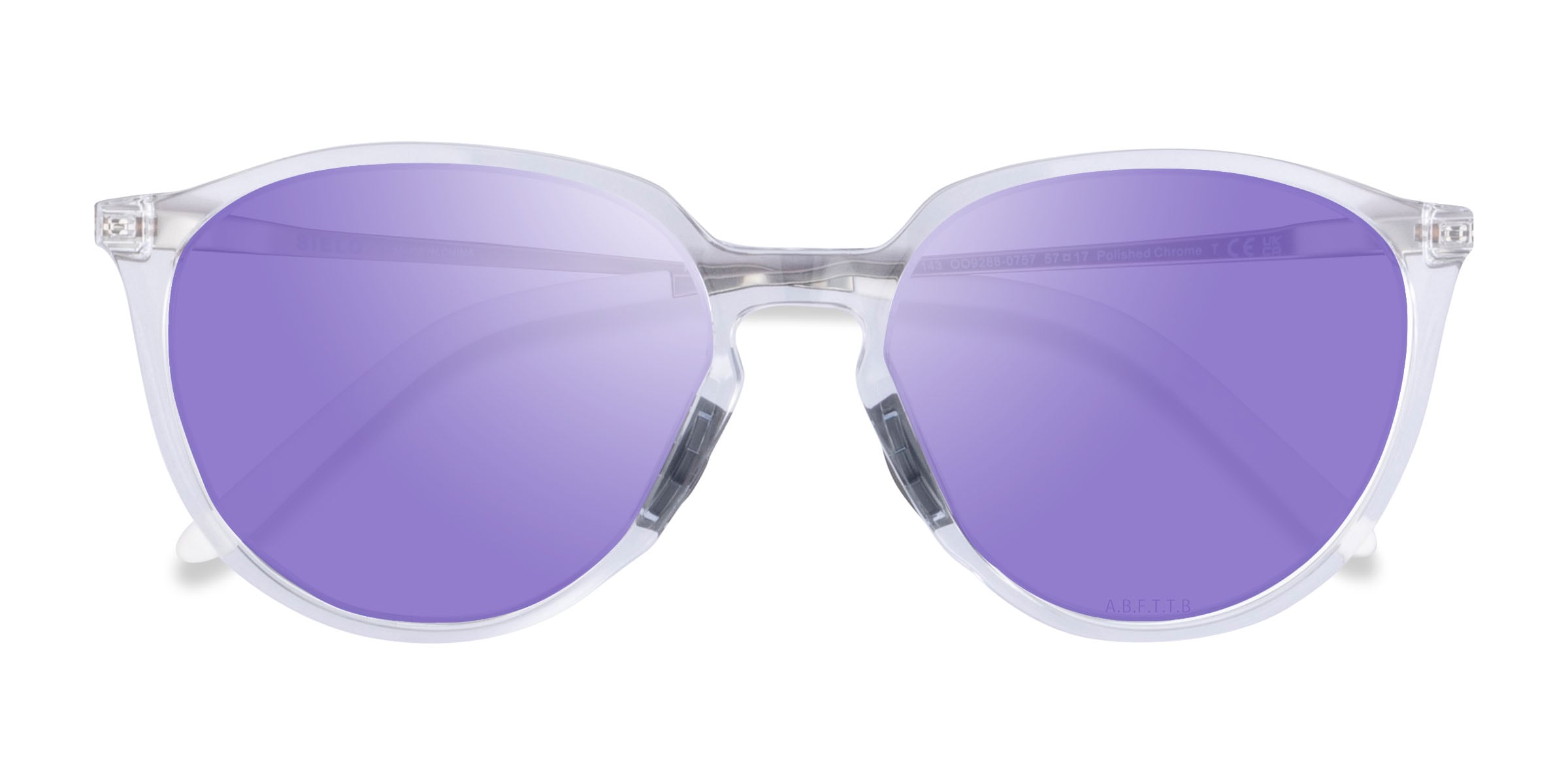 Oakley Sielo - Round Clear Frame Prescription Sunglasses