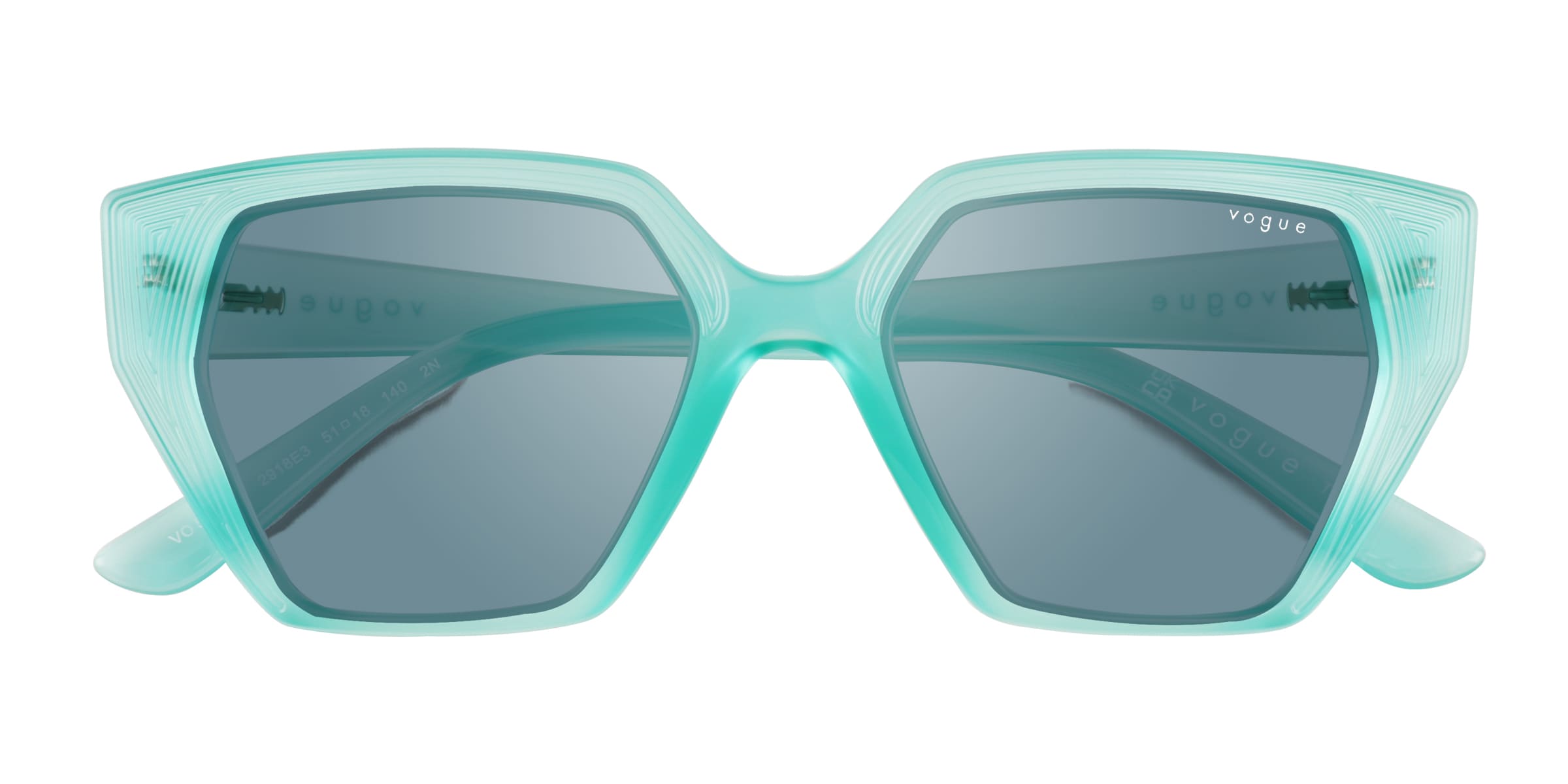Vogue Eyewear VO5376S - Square Green Frame Prescription Sunglasses