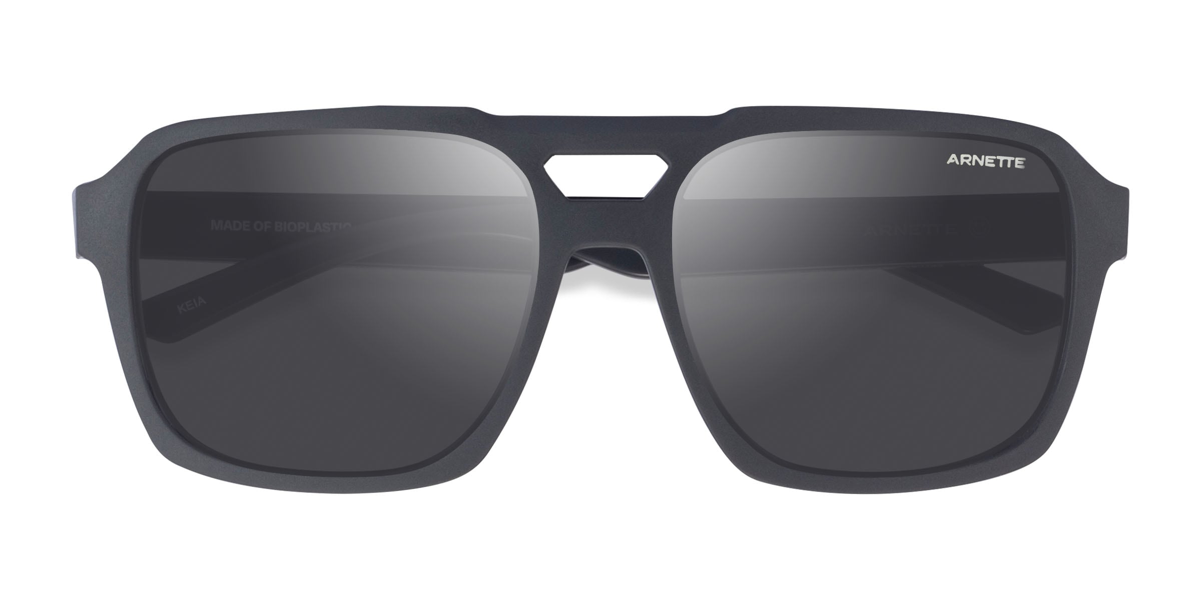 ARNETTE Keia - Aviator Matte Gray Frame Sunglasses For Men