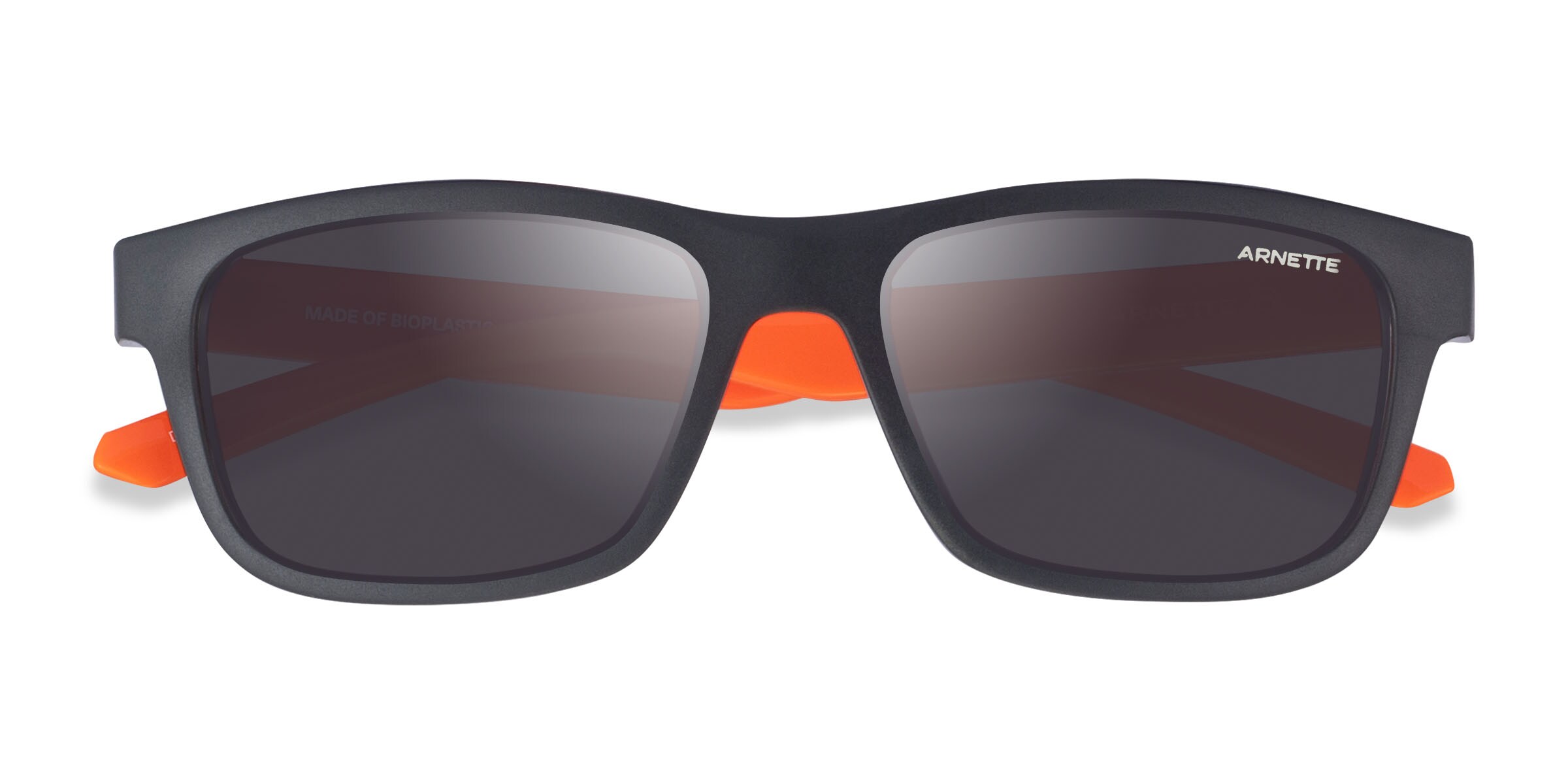 ARNETTE Deya - Rectangle Matte Gray Frame Prescription Sunglasses