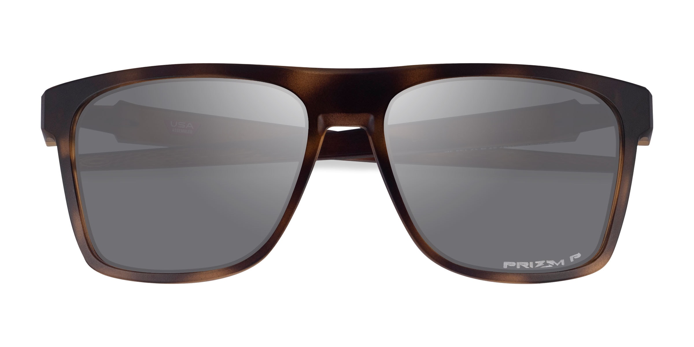 Oakley Leffingwell - Square Matte Tortoise Frame Prescription Sunglasses