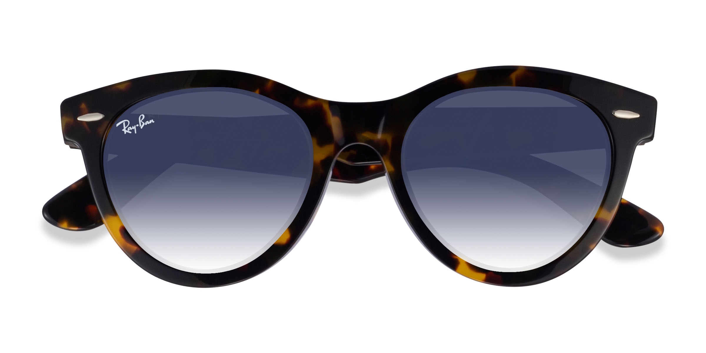Ray-Ban RB2241 Wayfarer Way - Round Yellow Tortoise Frame Prescription Sunglasses