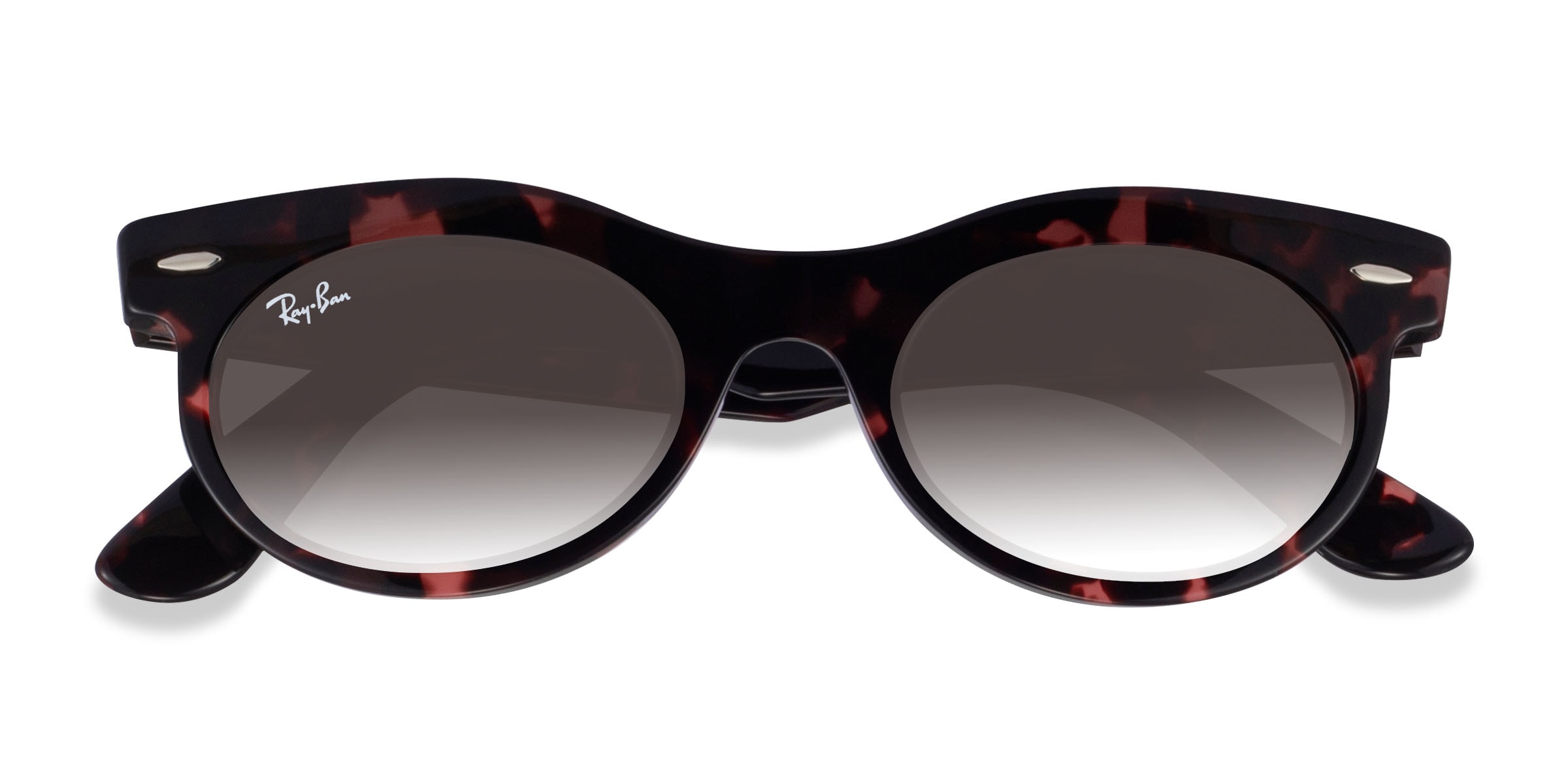 Ray-Ban RB2242 Wayfarer Oval - Oval Pink Tortoise Frame Prescription Sunglasses