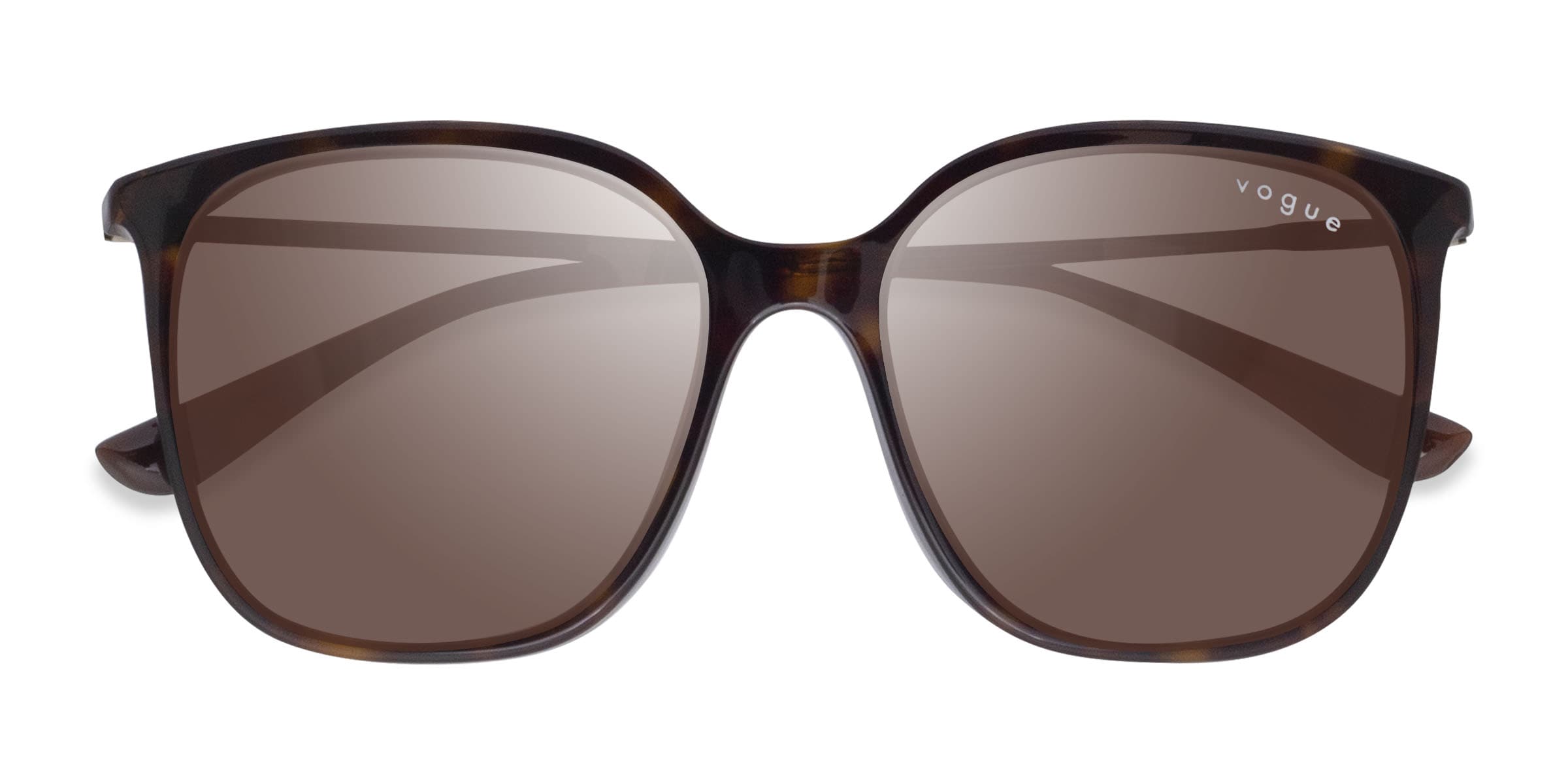 Vogue Eyewear VO5564SF - Square Dark Tortoise Frame Sunglasses For Women
