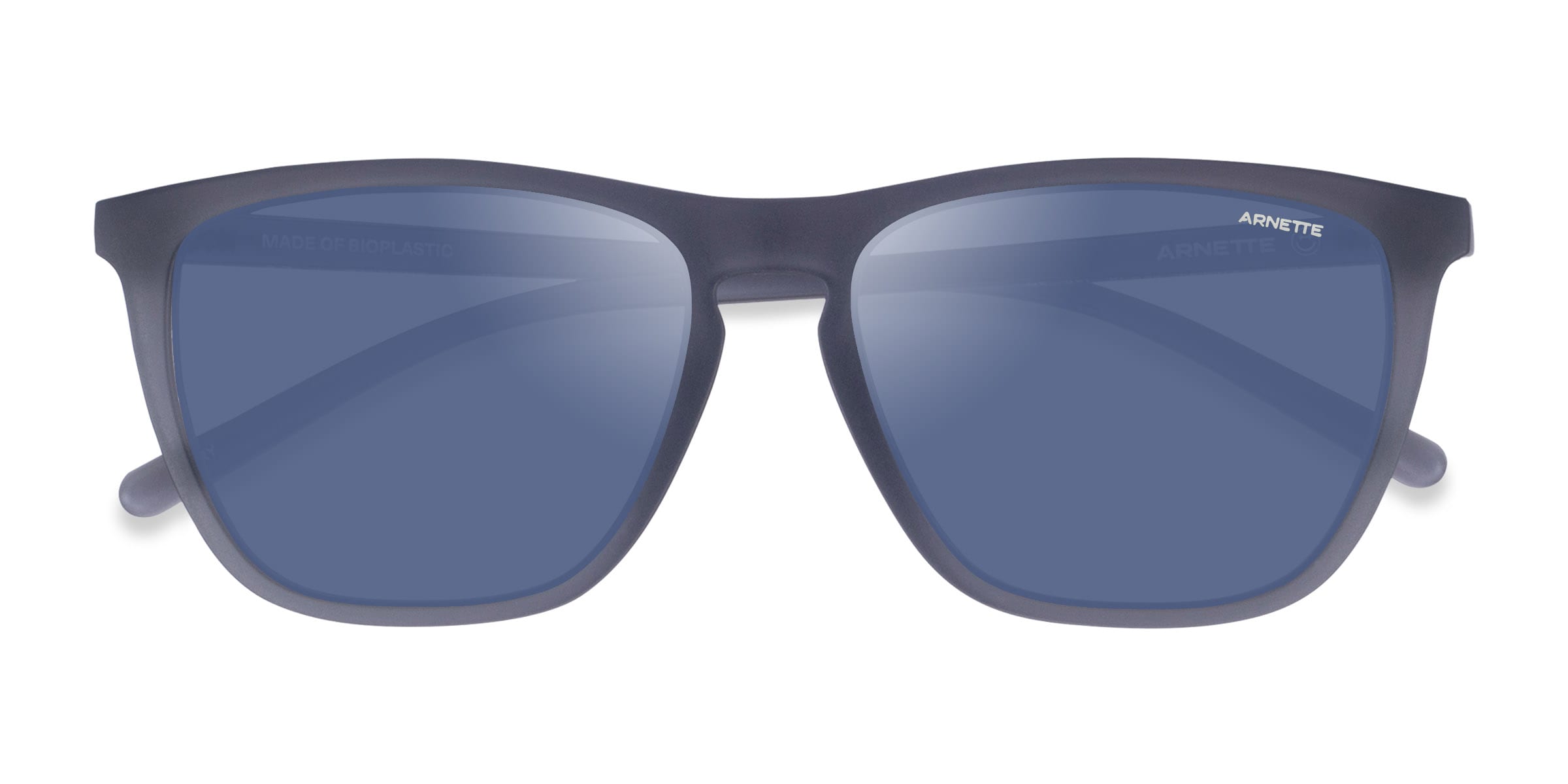 ARNETTE Fry - Square Matte Gray Frame Prescription Sunglasses