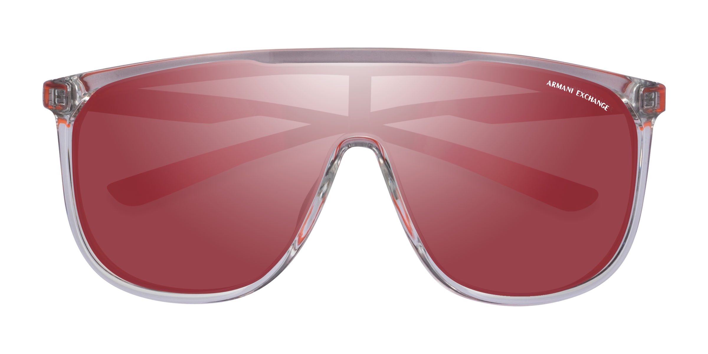Armani Exchange AX4137SU - Aviator Shiny Crystal Frame Prescription Sunglasses