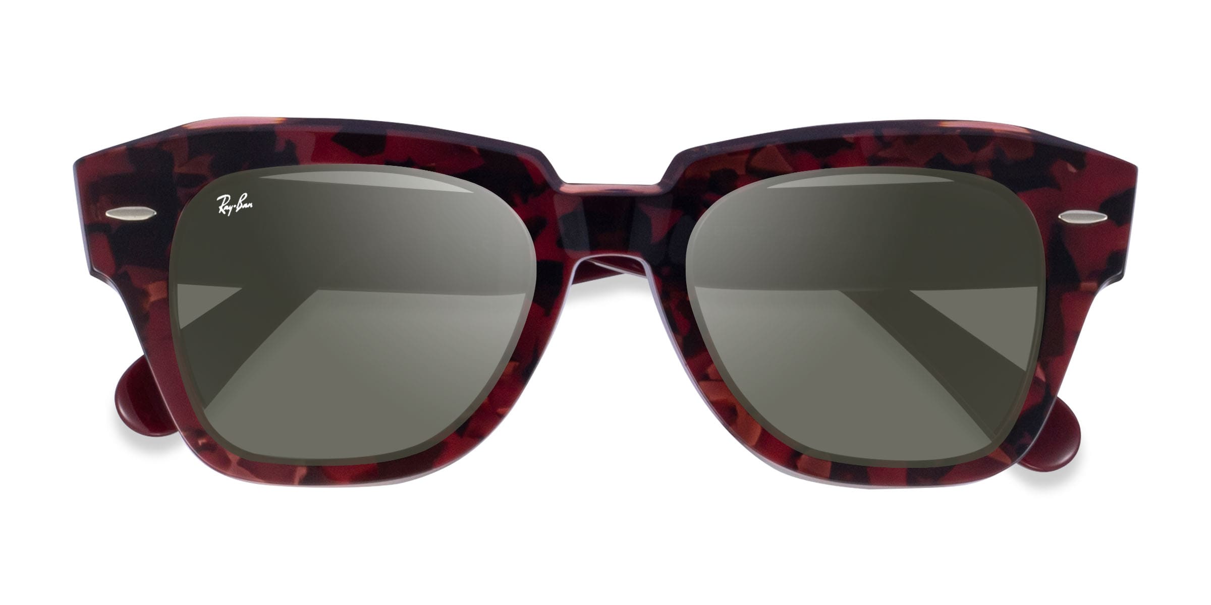 Ray-Ban State Street - Wayfarer Floral Red Frame Prescription Sunglasses