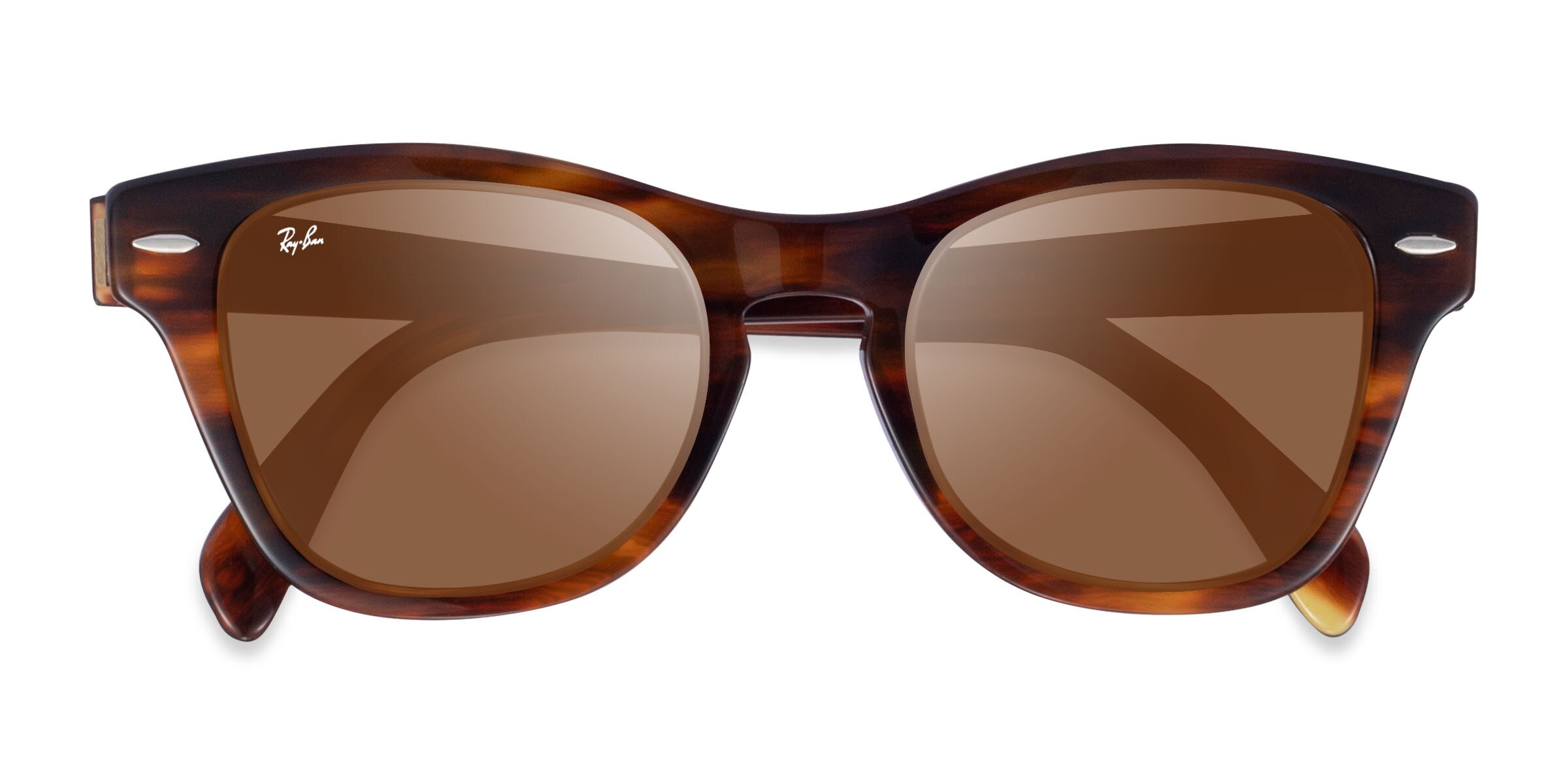 Ray-Ban RB0707S - Cat Eye Tortoise Brown Frame Prescription Sunglasses