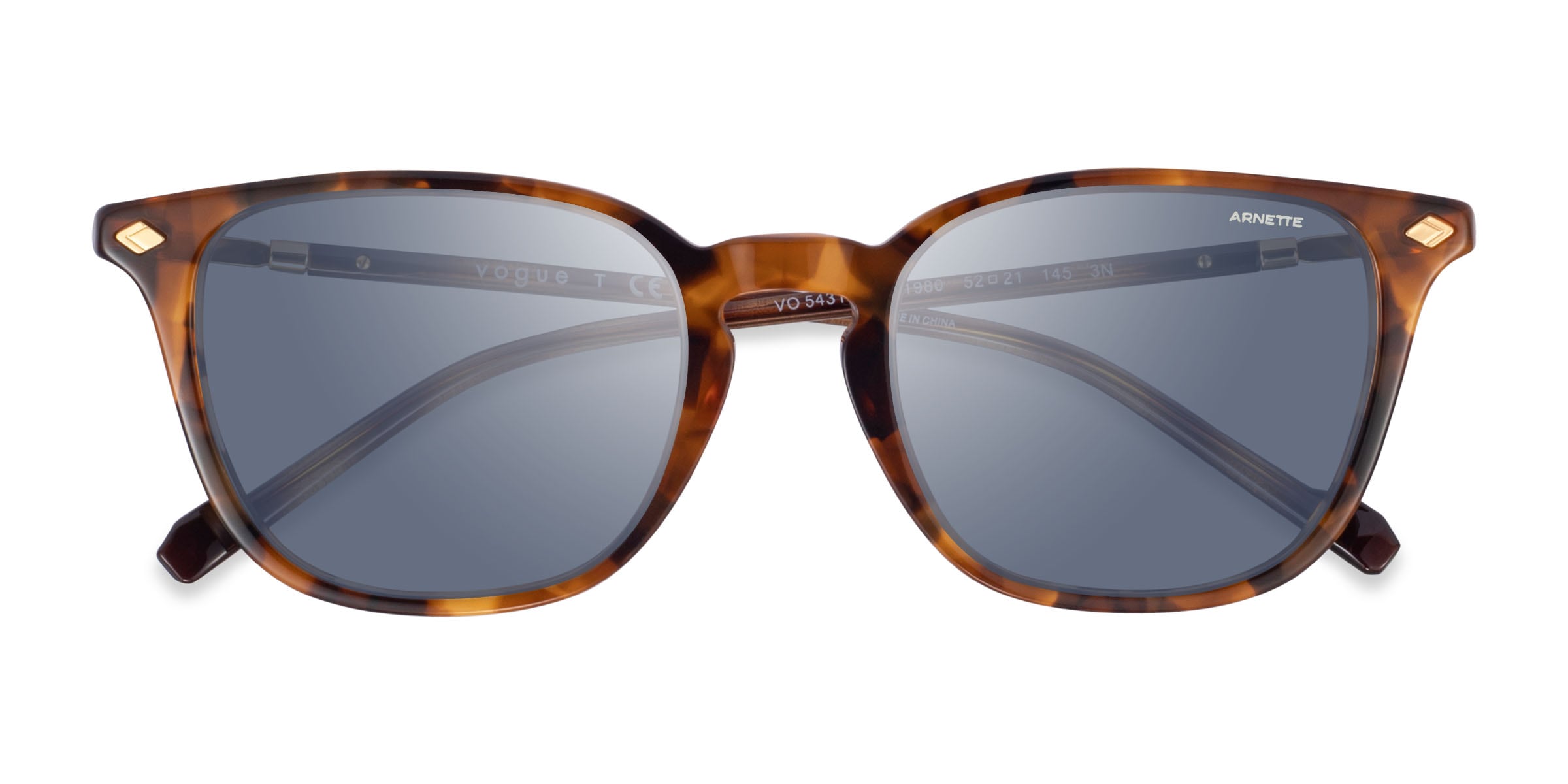 Vogue Eyewear VO5431S - Cat Eye Tortoise Frame Prescription Sunglasses