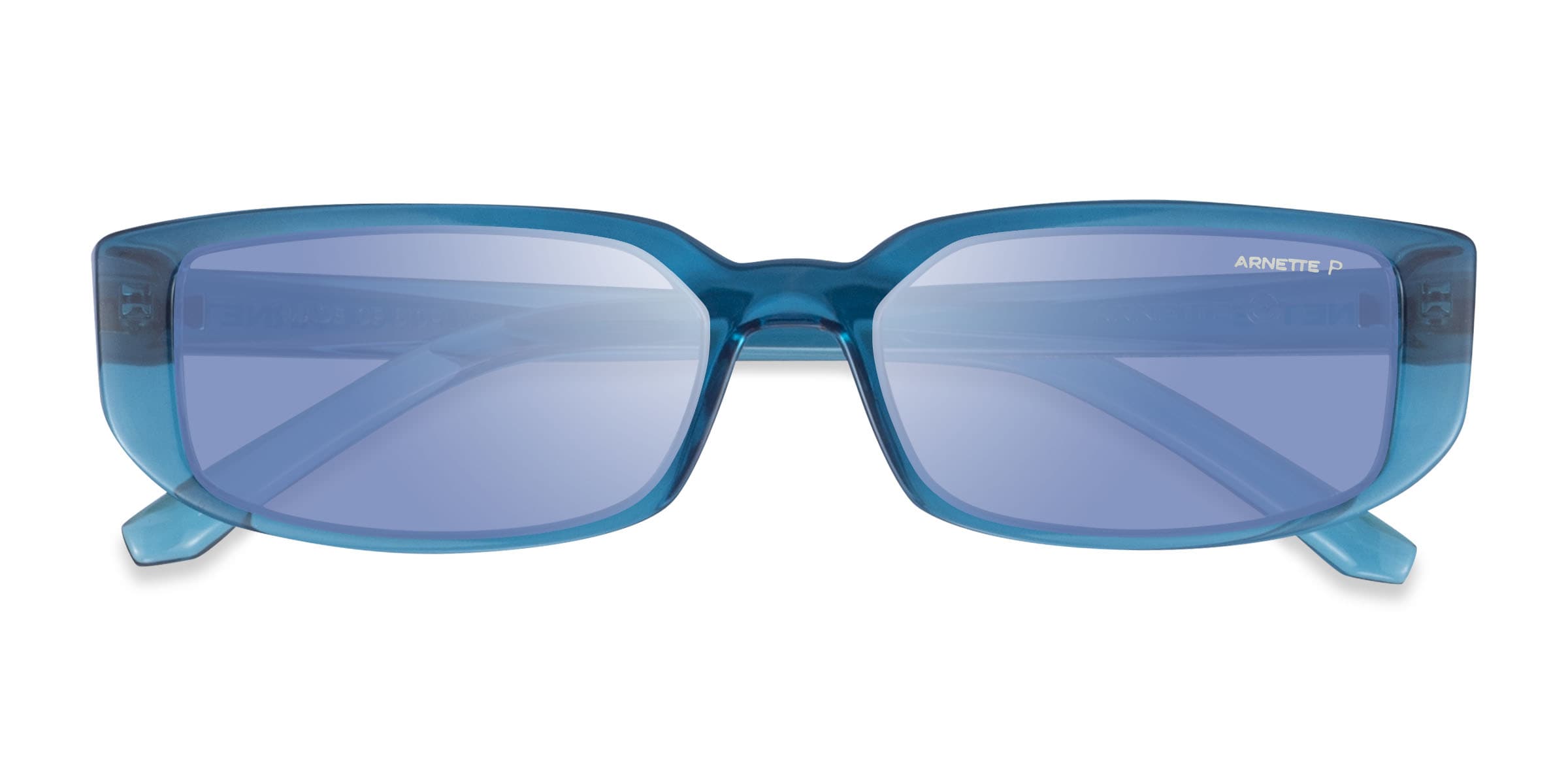 ARNETTE Jet - Rectangle Blue Frame Prescription Sunglasses