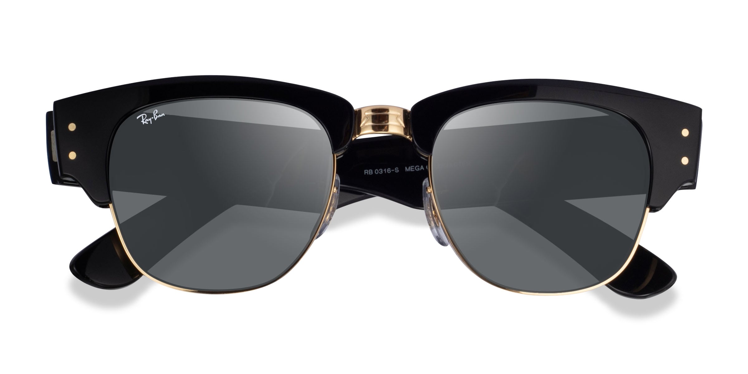 Ray-Ban RB0316S - Browline Black Frame Prescription Sunglasses